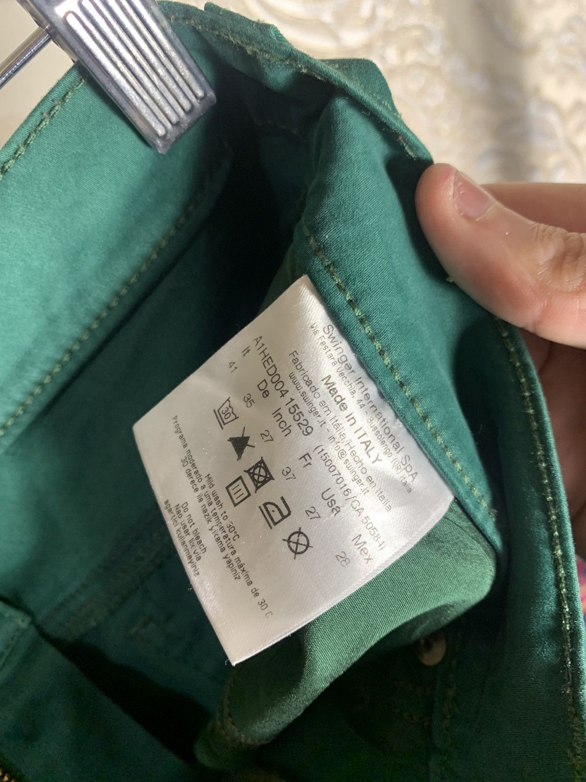 Versus Versace VERSACE JEANS COUTURE ITALIAN DESIGNER CLASSIC PANTS Y2K 90s Size 27" / US 4 / IT 40 - 4 Thumbnail