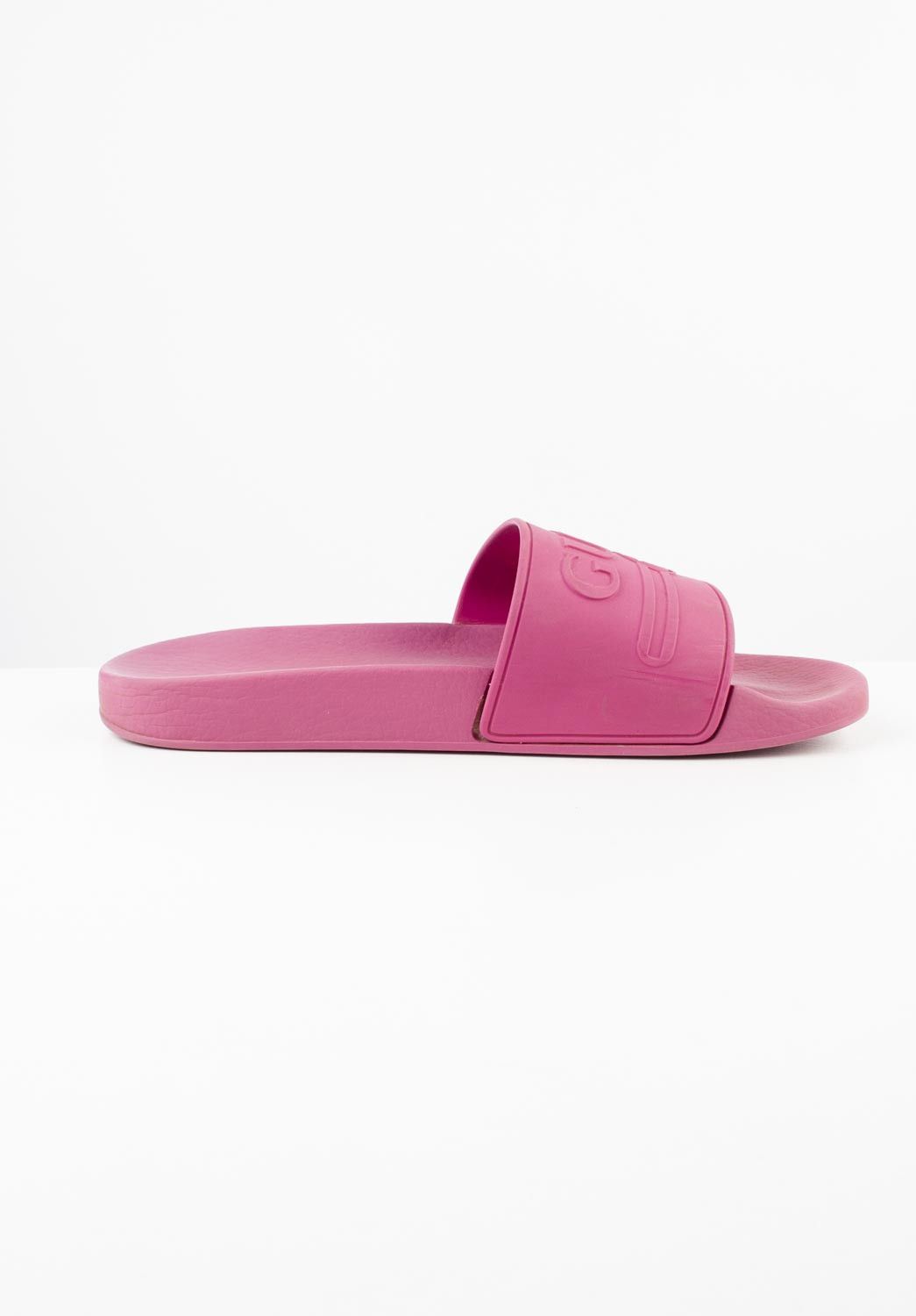 Gucci Gucci Men Slides Rubber Men Size USA8, EUR41/42, UK7, S831 Size US 8.5 / EU 41-42 - 5 Thumbnail