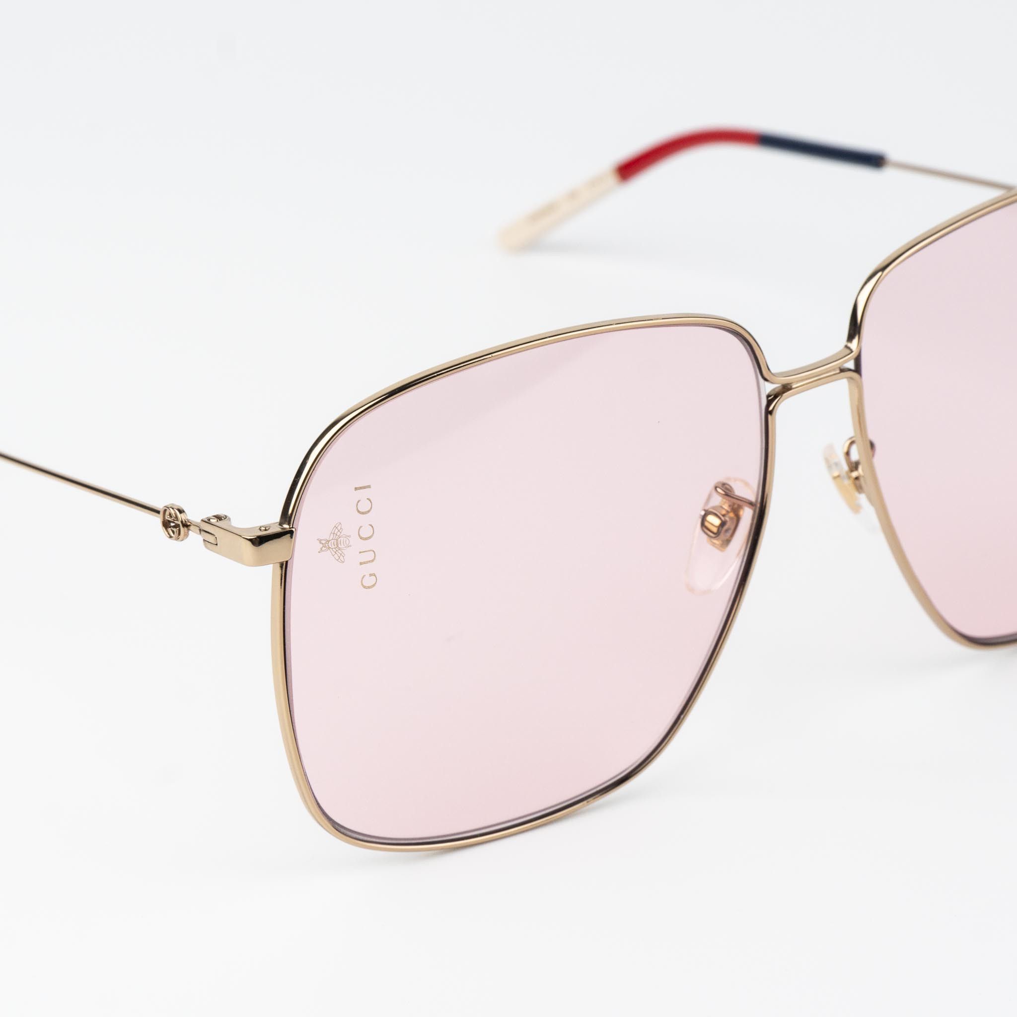 Gucci Gucci Women Sunglasses Square GG0394S 004 NEW AUTHENTIC Size ONE SIZE - 6 Thumbnail