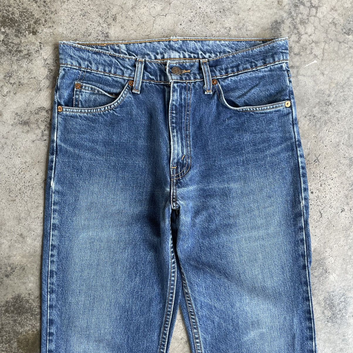 Levi's Vintage Clothing 🔥Vintage Levis 617 Orange Tab Stoned Washed Distress Jeans Size US 31 - 2 Thumbnail