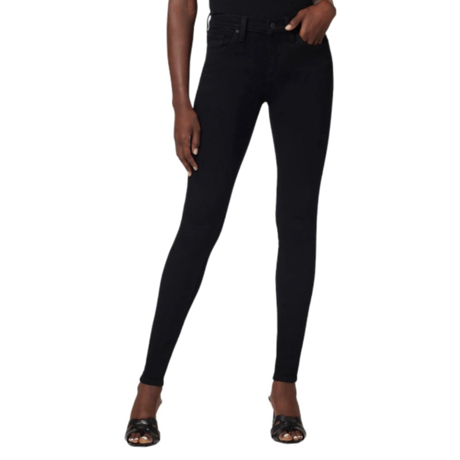 Hudson Hudson Black Skinny Jeans | Size 26 Size 26" / US 2 / IT 38 - 7 Thumbnail