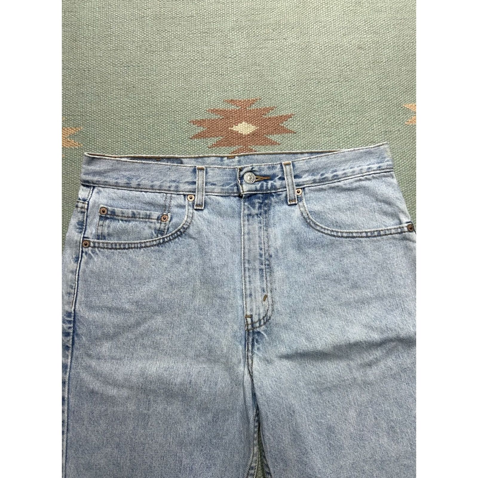 Levi's VINTAGE Levi’s 550 Jeans Shorts Jorts Regular Fit Light Wash 90s Y2K Skater 32 Mens Jeans Shorts Blue Denim Size US 32 / EU 48 - 6 Thumbnail