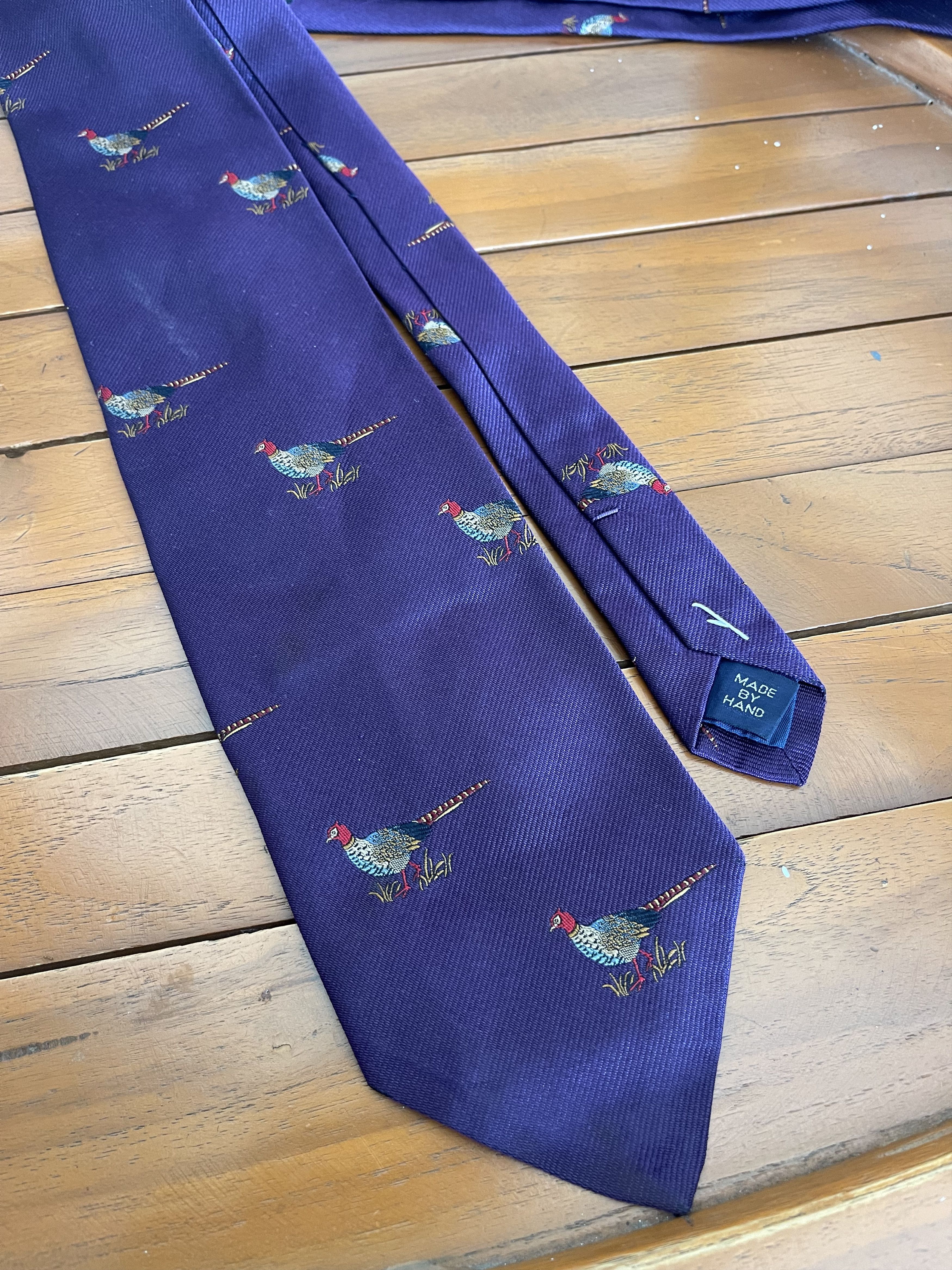 Ralph Lauren Ralph Lauren Repeated Pigeons Purple Luxury Size ONE SIZE - 1 Thumbnail