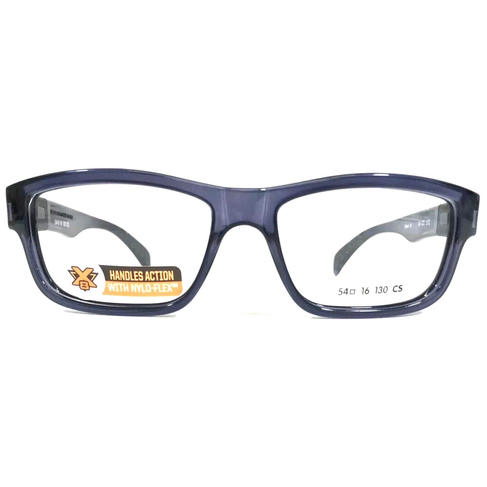 Frame LIBERTY SPORT XB-100 602 CLEAR BLUE NYLO FLEX EYEGLASSES Size ONE SIZE - 1 Thumbnail