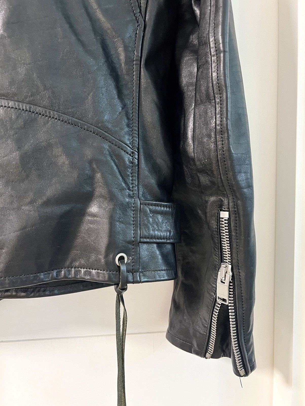 Hedi Slimane × Saint Laurent Paris 16FW Oiled Calf L17 Leather Biker Jacket sz44 Size US S / EU 44-46 / 1 - 5 Thumbnail