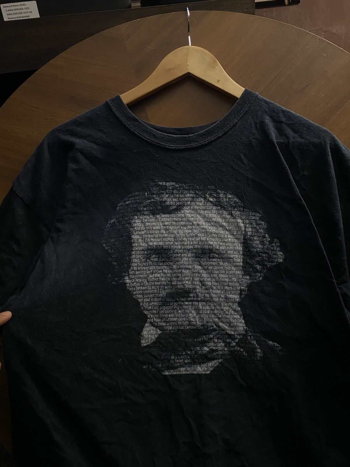 Vintage Edgar Allan Poe vintage t shirt Size US XL / EU 56 / 4 - 3 Thumbnail