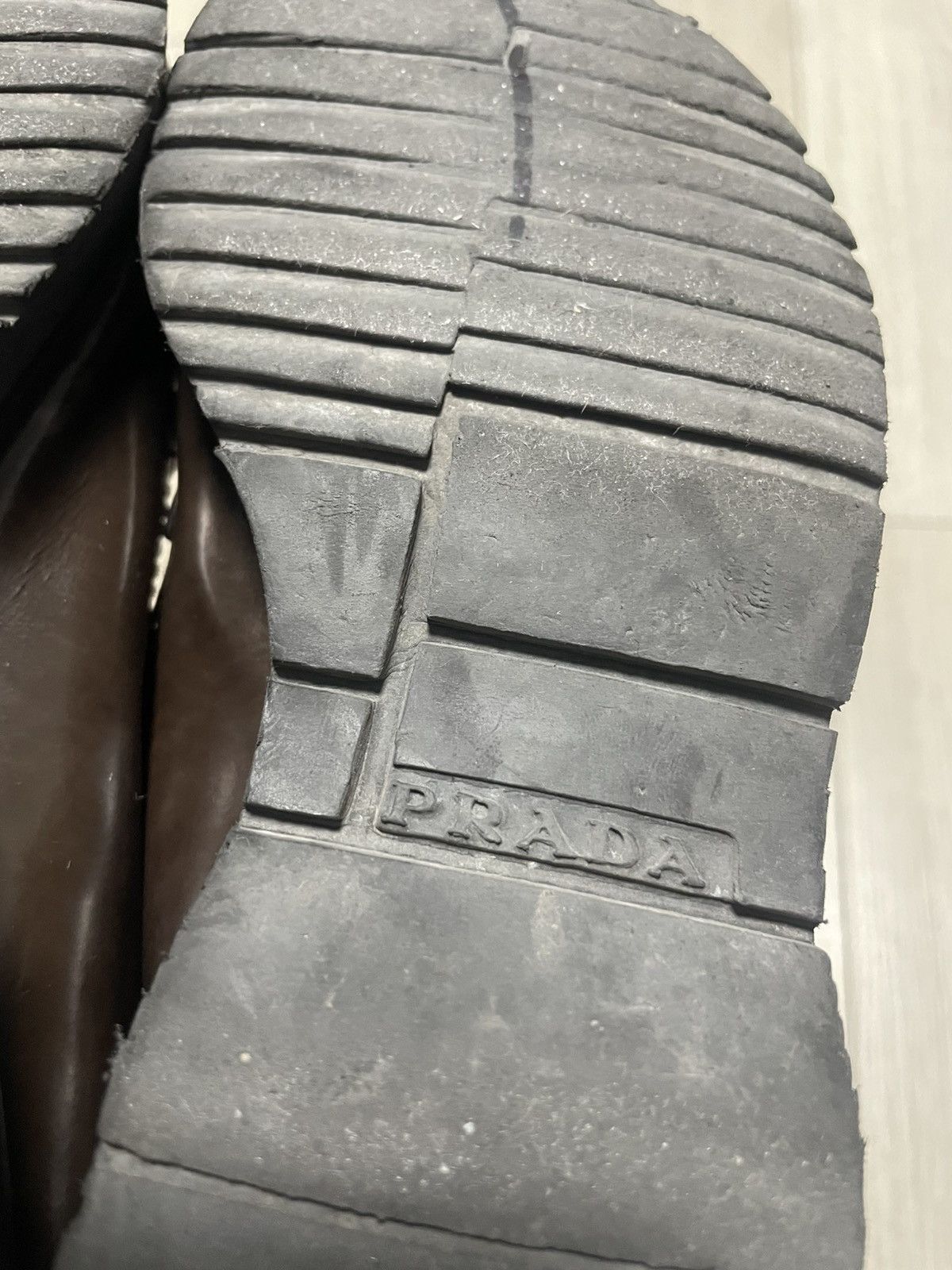 Prada × Vintage Vintage 00s Prada Spazzolato Leather Penny Loafer 3d5575 Size US 8 / IT 38 - 8 Thumbnail