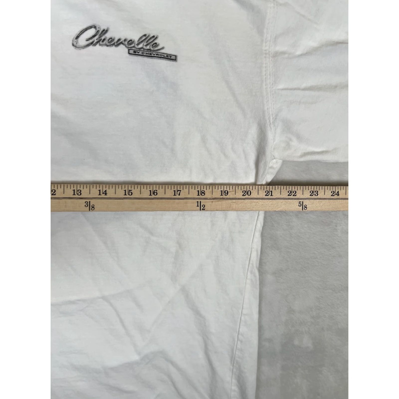 Etro Chevelle American Made T-Shirt Mens XL White Muscle Car USA Flag Chevrolet Retro Shirt Size US XL / EU 56 / 4 - 6 Thumbnail