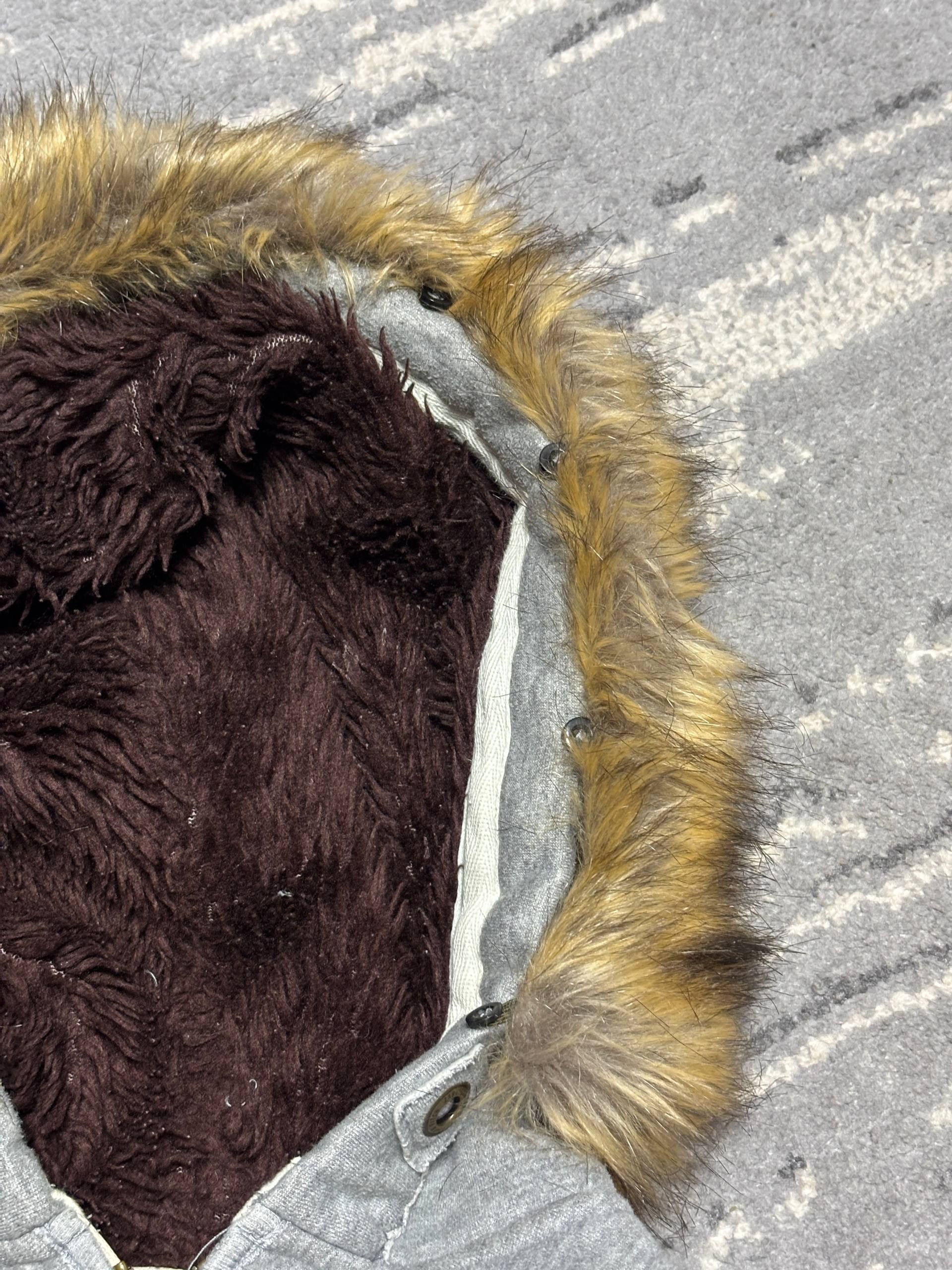 Abercrombie & Fitch 🧥 Abercrombie & Fitch Fur-Lined Hoodie — New York Edition Size US L / EU 52-54 / 3 - 9 Thumbnail