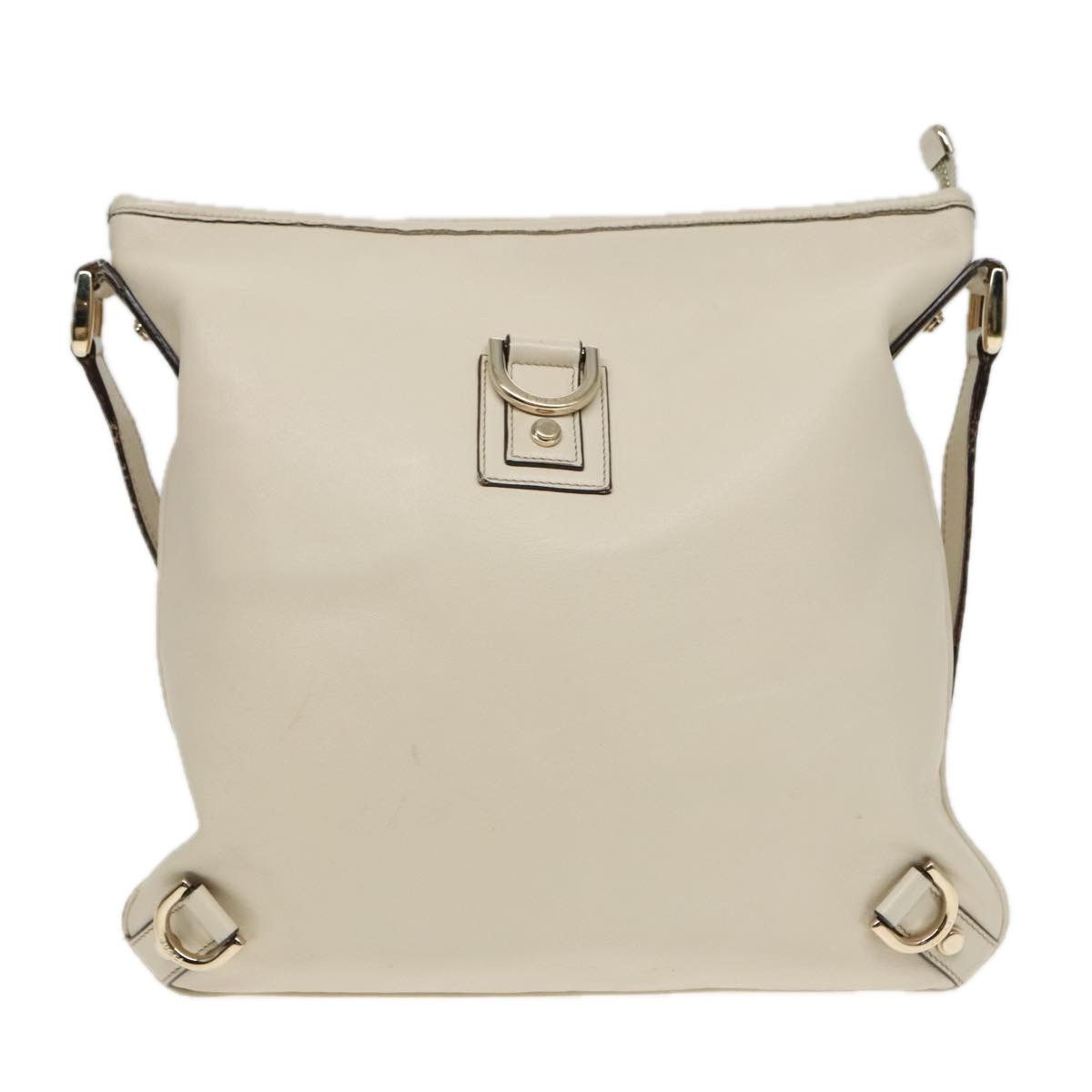 Gucci Abbey Beige Leather Shoulder Bag (Pre-Owned) Size ONE SIZE - 1 Thumbnail