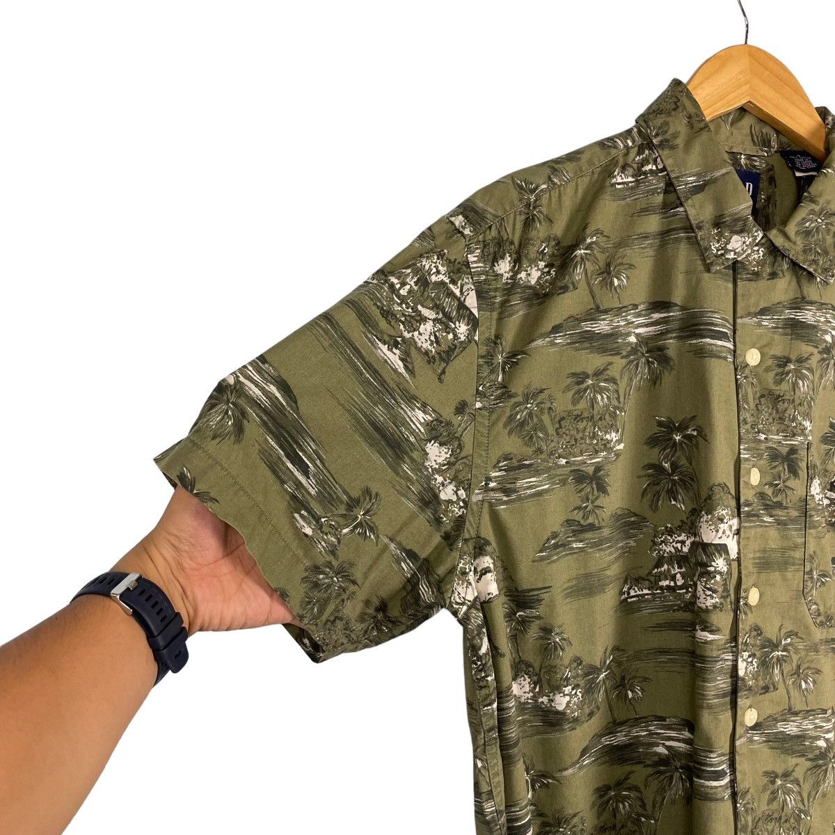 Gap Vintage Gap Hawaiian Shirt Oversized Shirt Size US M / EU 48-50 / 2 - 8 Thumbnail