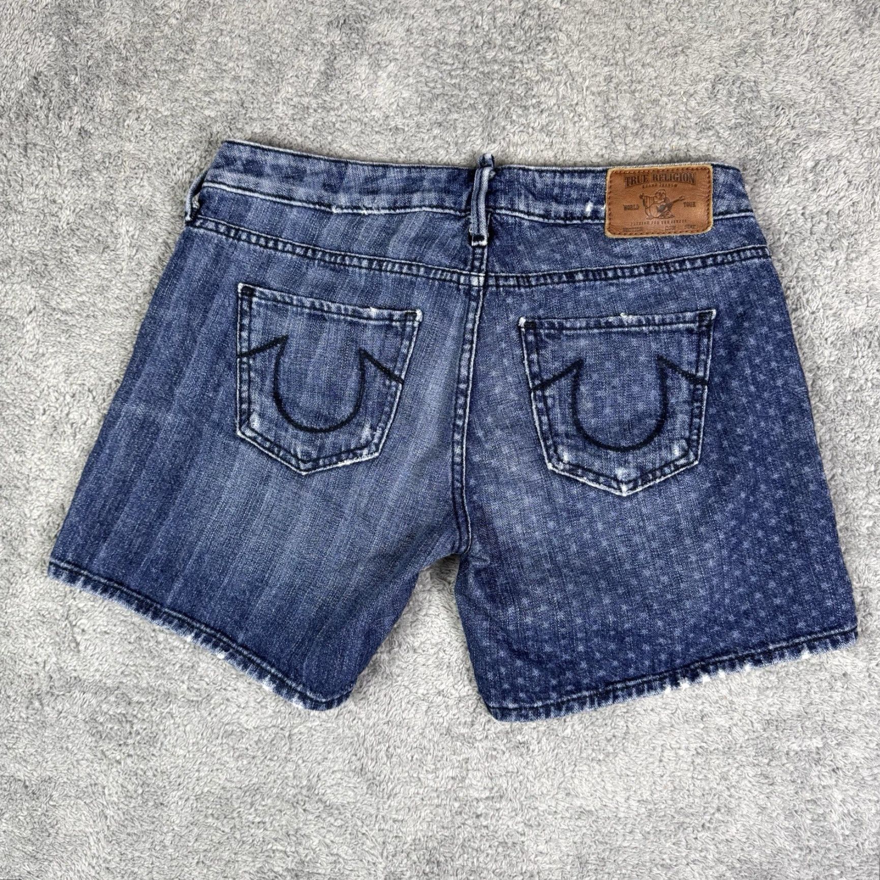 True Religion VINTAGE True Religion Shorts Womens 27 Mini USA Made Flag Denim Cassie Jeans Blue XS?? Size 27" / US 4 / IT 40 - 4 Thumbnail