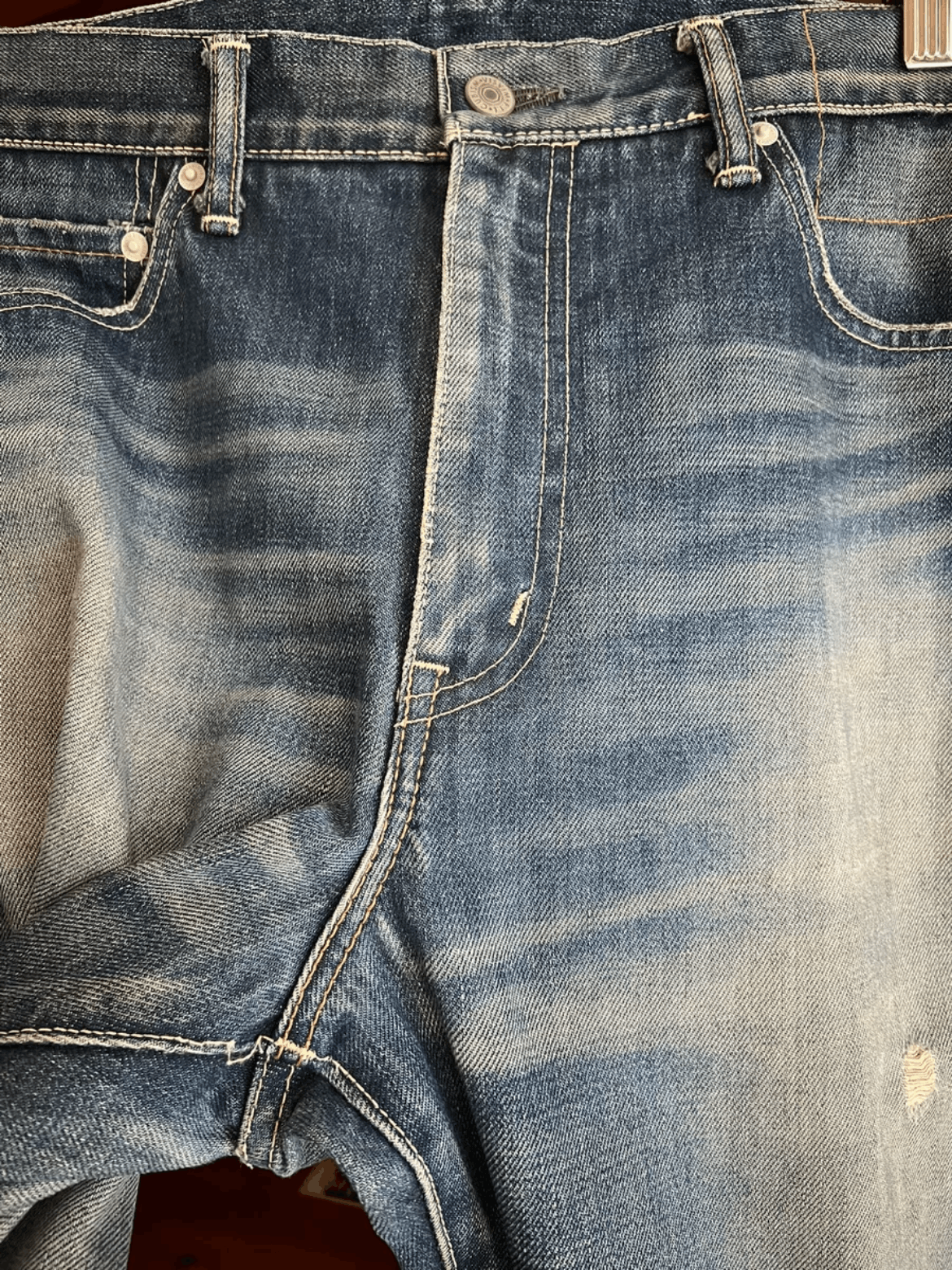 Visvim Visvim Early Period 01 Snakeskin Patches Distressed Denim Size US 34 / EU 50 - 5 Thumbnail