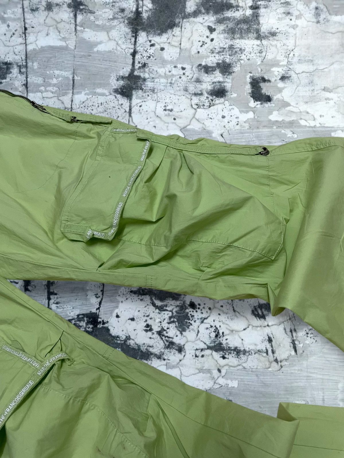 Marithe + Francois Girbaud Vintage Og 1990s Marithe Francois Girbaud Tactical Neon Pant Size US 33 - 9 Thumbnail