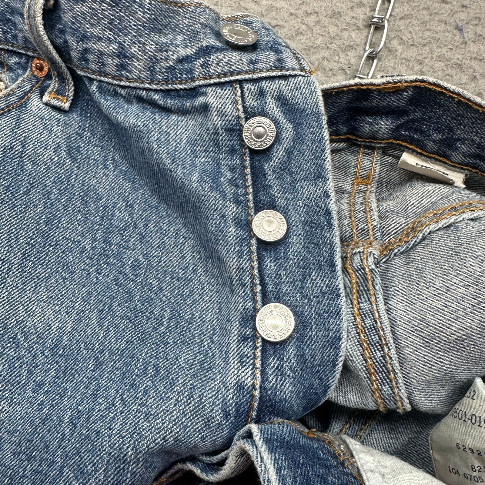 Levi's VTG Levis 501 XX Button Fly Jeans Mens 36x32 Blue Mexico Size US 36 / EU 52 - 11 Thumbnail