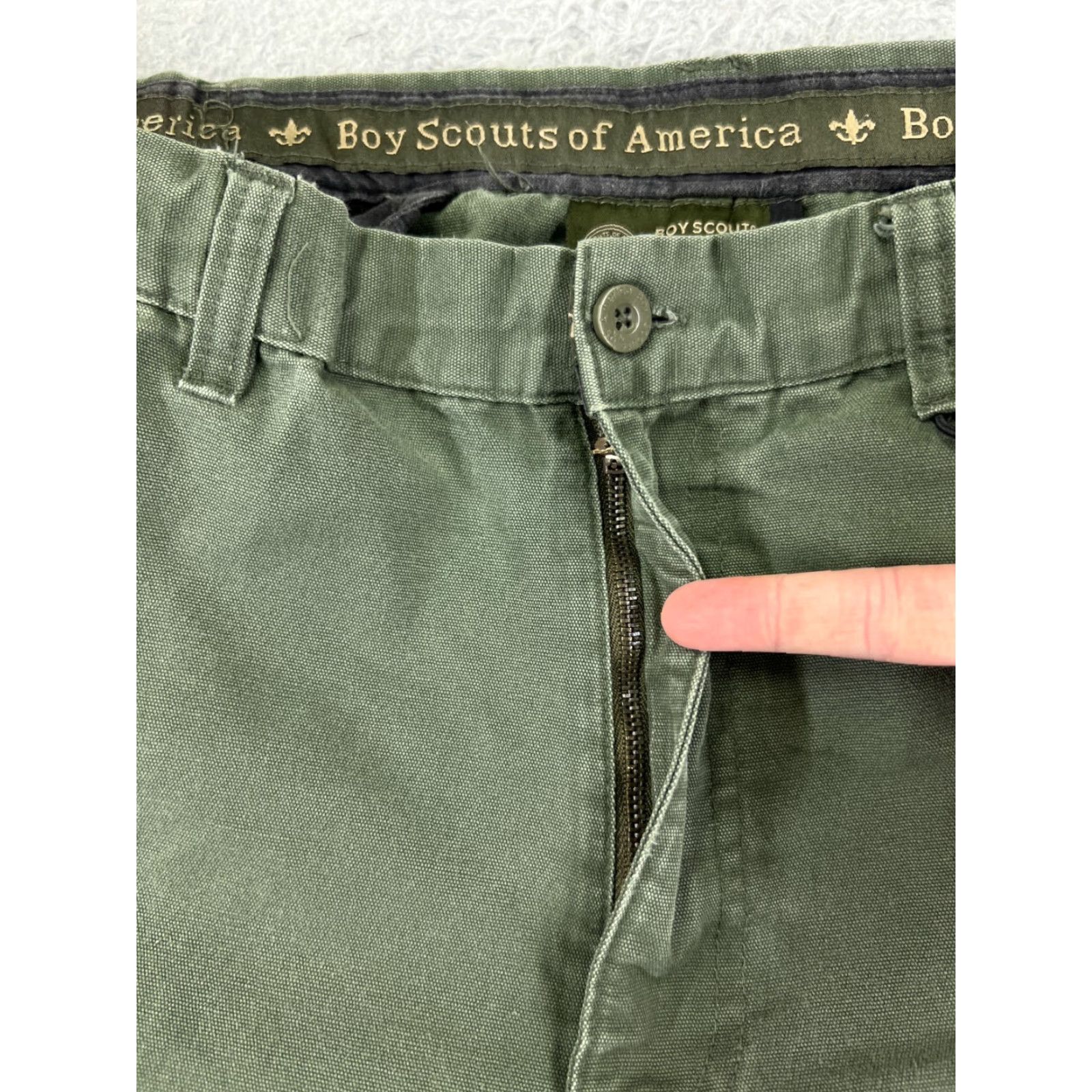 Vintage VINTAGE Boy Scouts Pants Adult 38 Green Classic Cargo Convertible Uniform Pant 38x26 Mens Size US 38 / EU 54 - 5 Thumbnail
