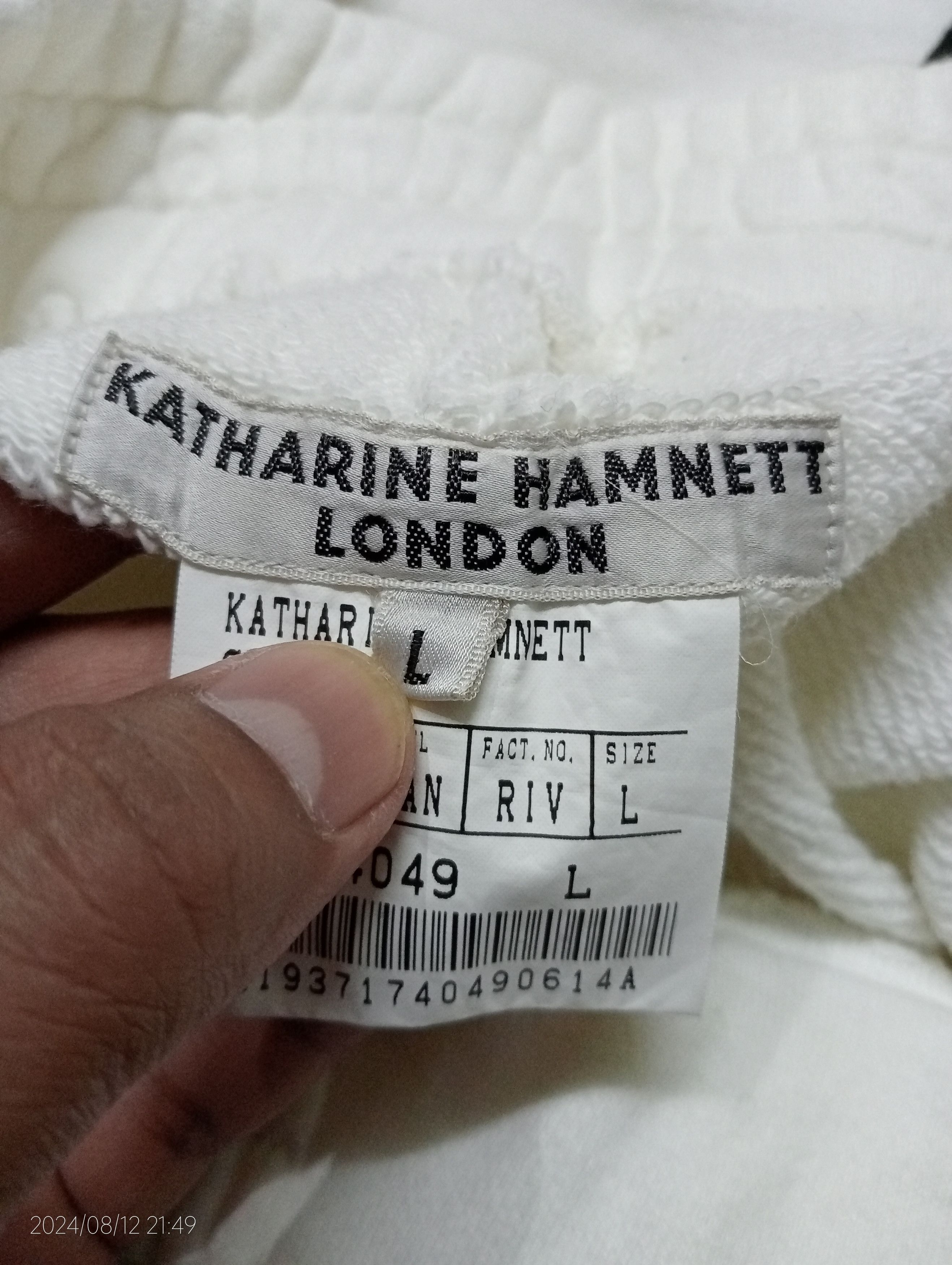 Katharine Hamnett London Katherine Hamnett London Sweatpants Very Rare Size US 32 / EU 48 - 2 Thumbnail