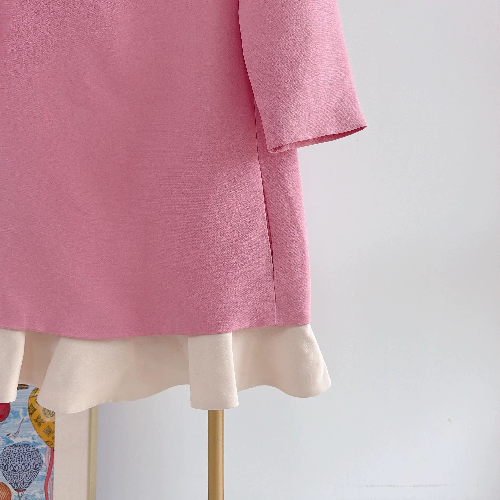 Valentino Valentino Pink Women's Dress 40 Size S / US 4 / IT 40 - 4 Thumbnail