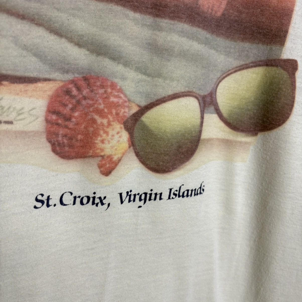 Vintage Vintage 80s St.Croix Virgin Islands Sexy Butt T-Shirt Size US XL / EU 56 / 4 - 4 Thumbnail