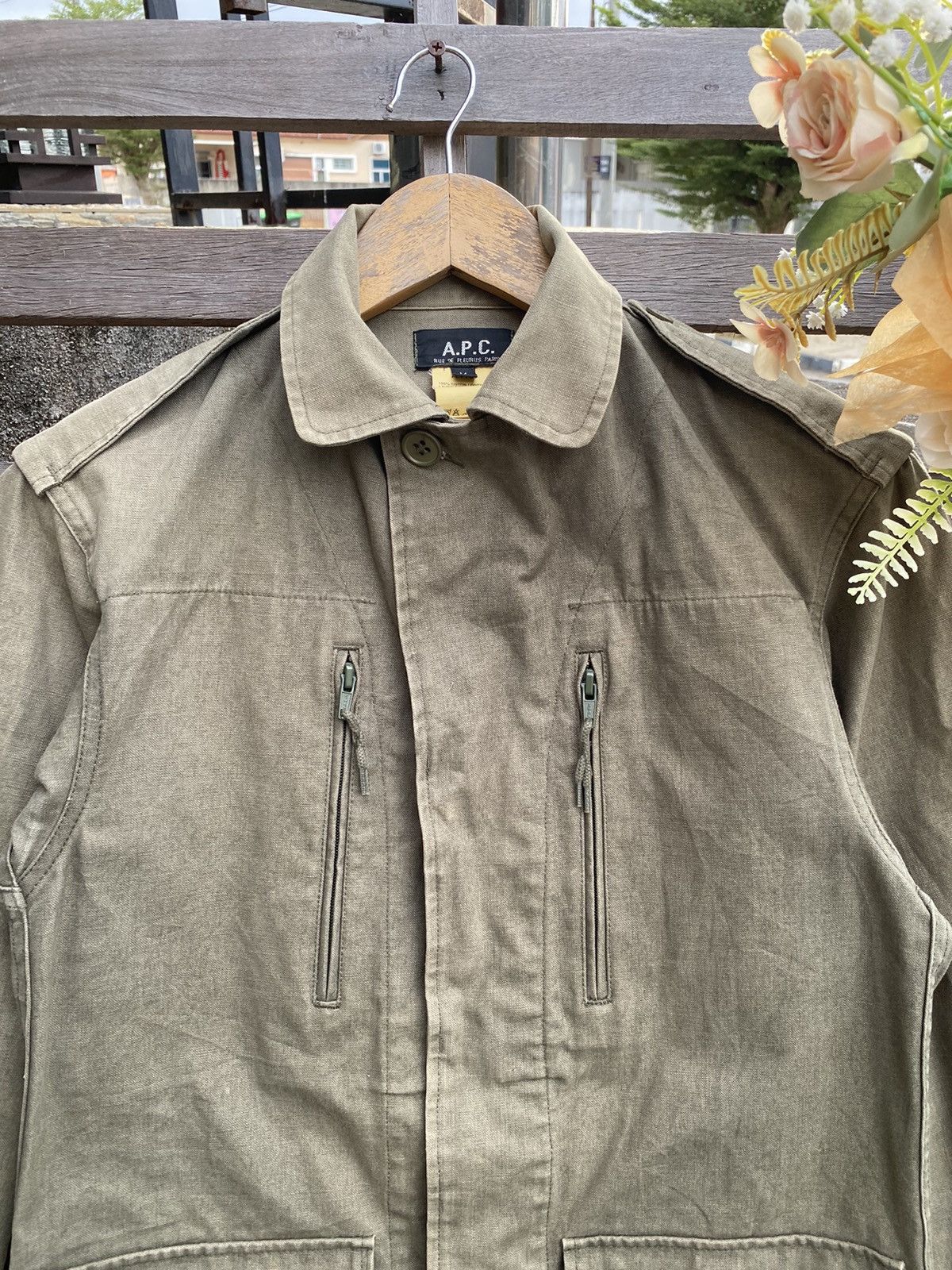 A.P.C. Vintage A.P.C Military Jacket - army green Size M / US 6-8 / IT 42-44 - 4 Thumbnail