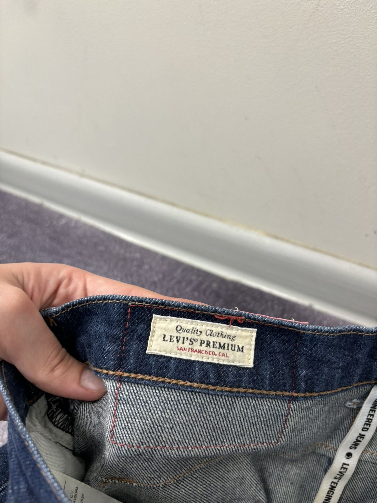 Levi's Levi’s Premium LEJ 502 Engineered Rare Slim Blue Denim Jeans Size US 28 / EU 44 - 13 Thumbnail