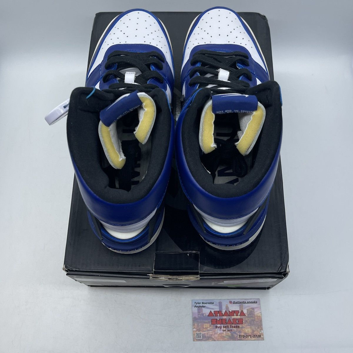 Nike Ambush x dunk high deep royal Size US 11 / EU 44 - 6 Thumbnail