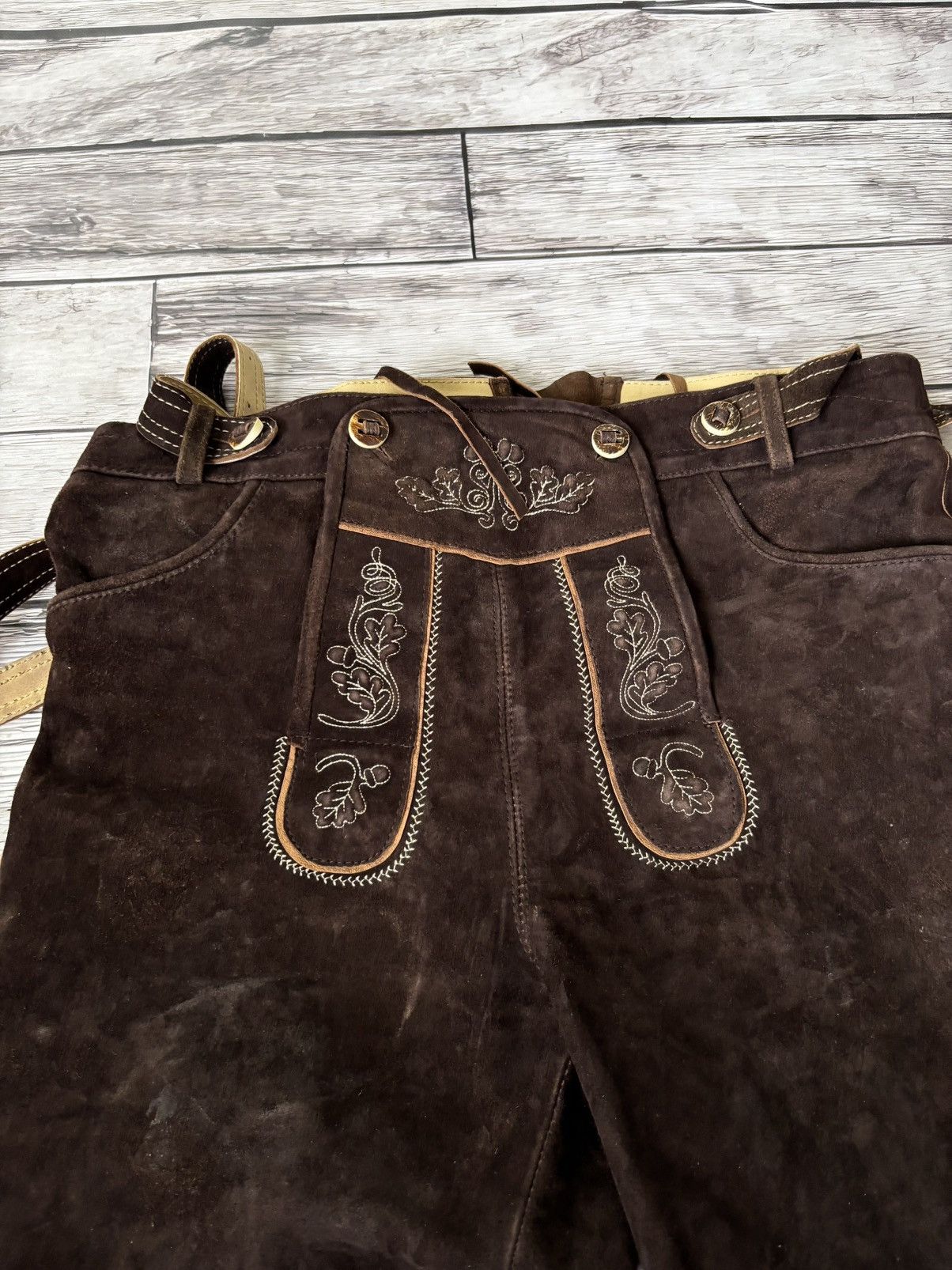 Hysteric Glamour × Japanese Brand 💥 VTG Balenciaga Style Travis Cowboy Leather Shorts Y2K Size US 34 / EU 50 - 5 Thumbnail