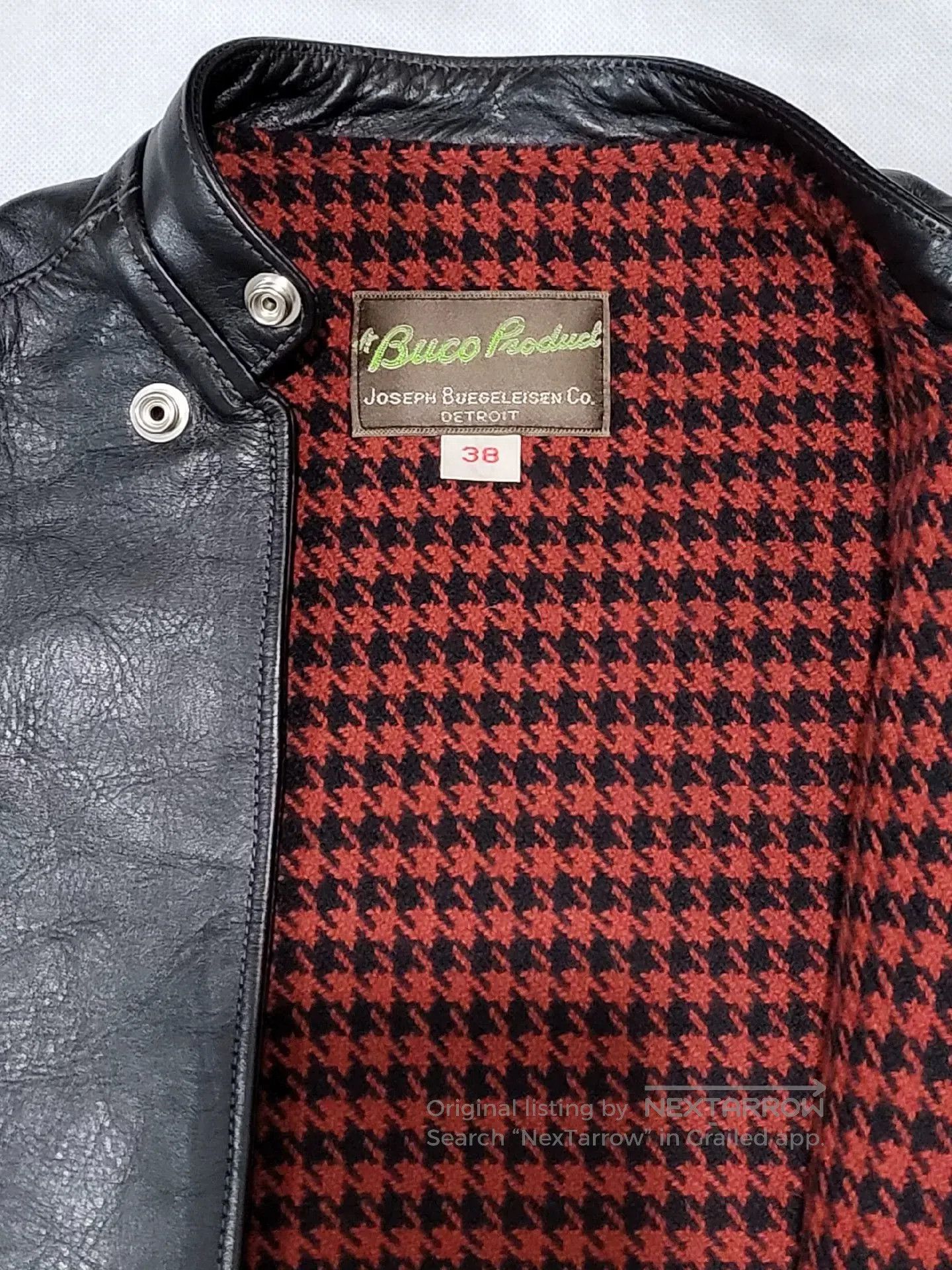 The Real McCoy's The Real MacCoys BUCO-J31 Leather Jacket. Size US M / EU 48-50 / 2 - 3 Thumbnail