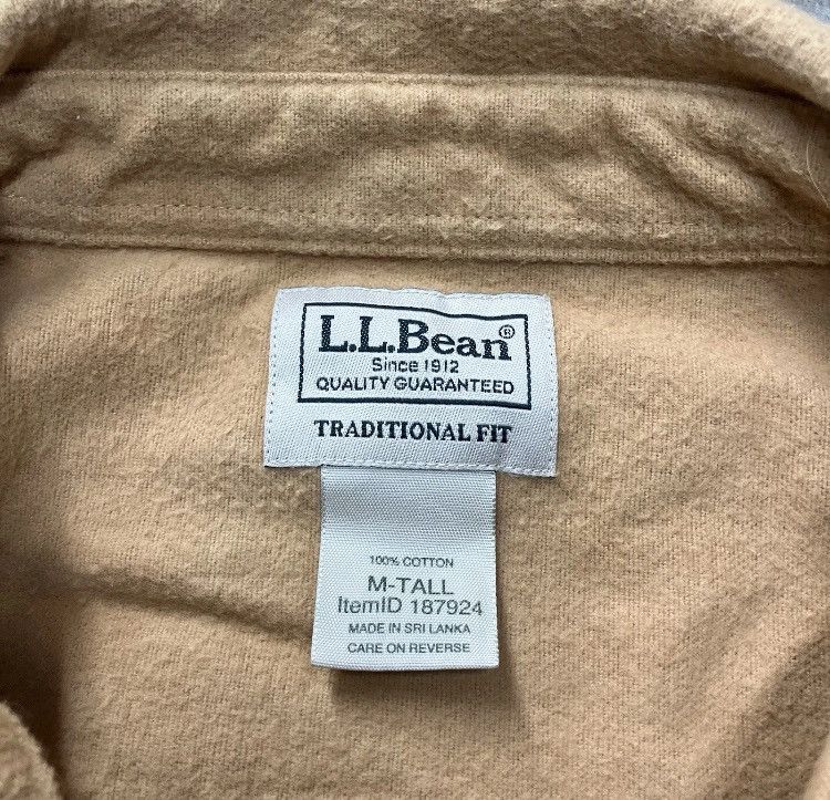 L.L. Bean × Vintage LL Bean Chamois Cloth Shirt Long Sleeve Heavy 2-Pocket Size US M / EU 48-50 / 2 - 3 Thumbnail