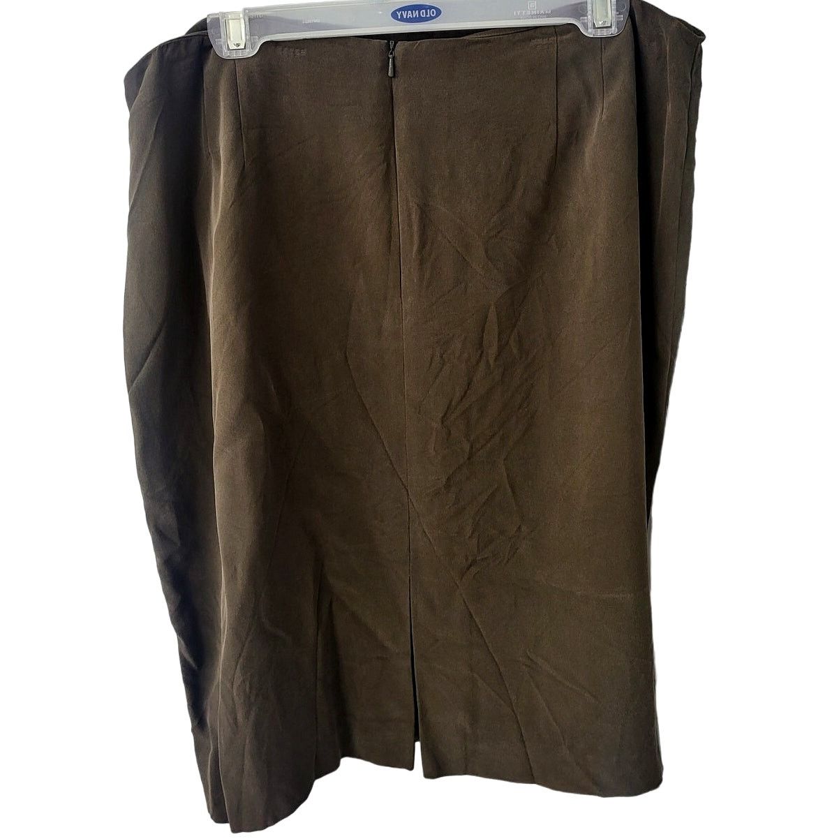 Jones New York Jones New York Army Green Silk Blazer & Skirt Set - Size 16 Size 38" / US 16 / IT 52 - 4 Thumbnail