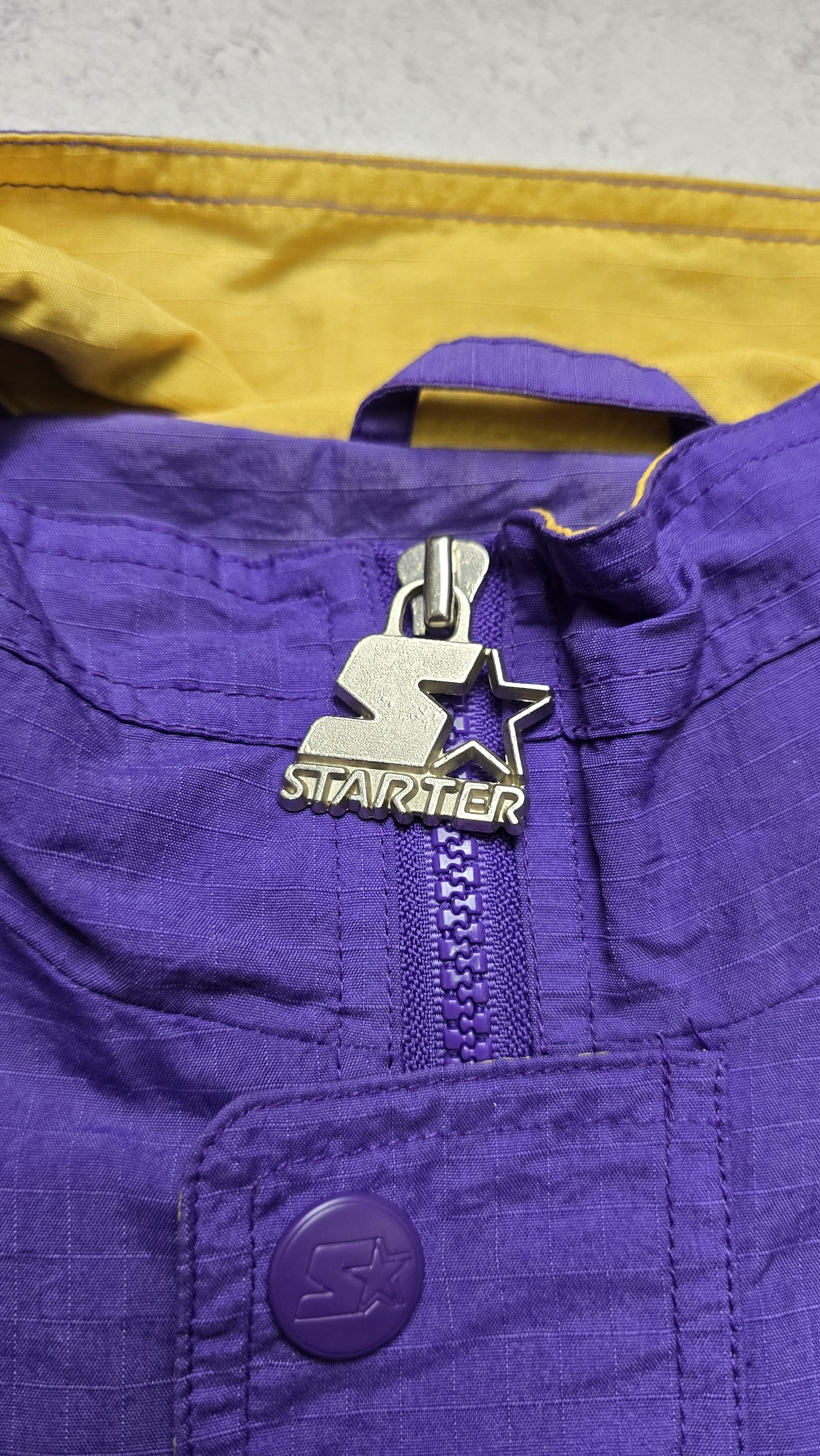 Starter Vintage Utah Jazz Jacket Men's Large Purple Yellow Starter Size US L / EU 52-54 / 3 - 17 Thumbnail