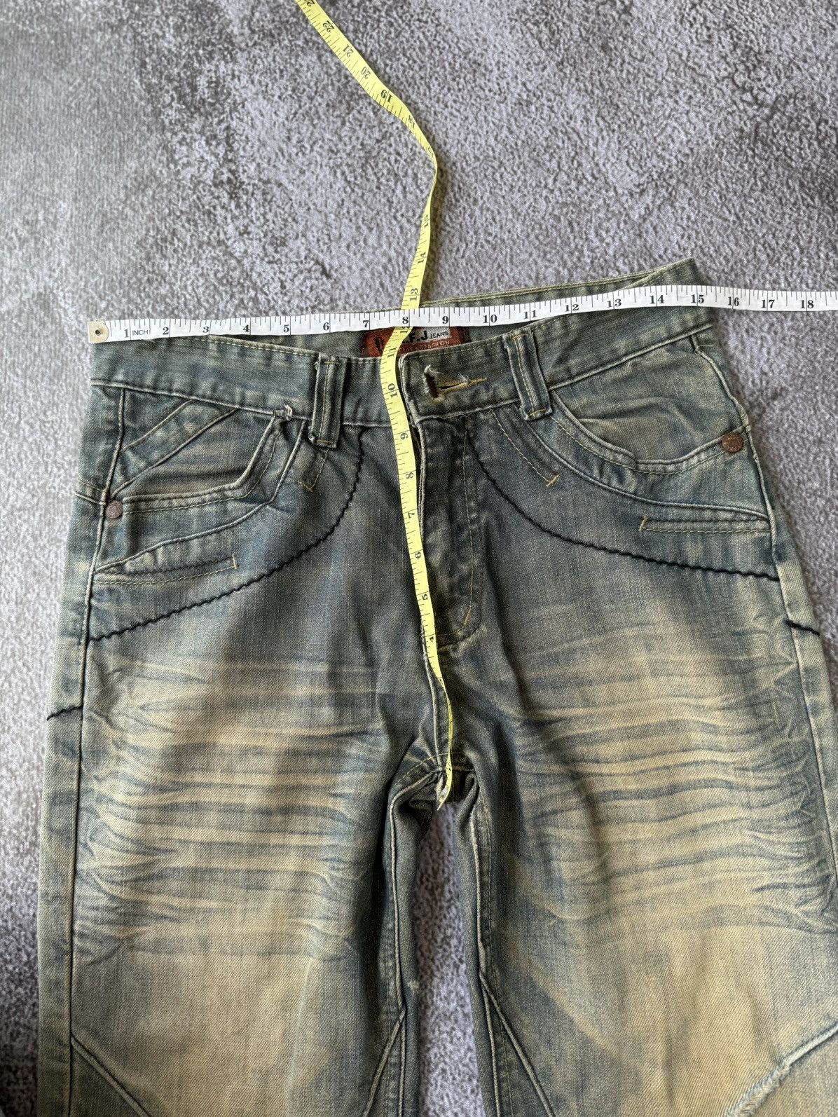 Japanese Brand Distressed Wash Jeans Denim Ifsixwasnine LGB Size US 30 / EU 46 - 6 Thumbnail