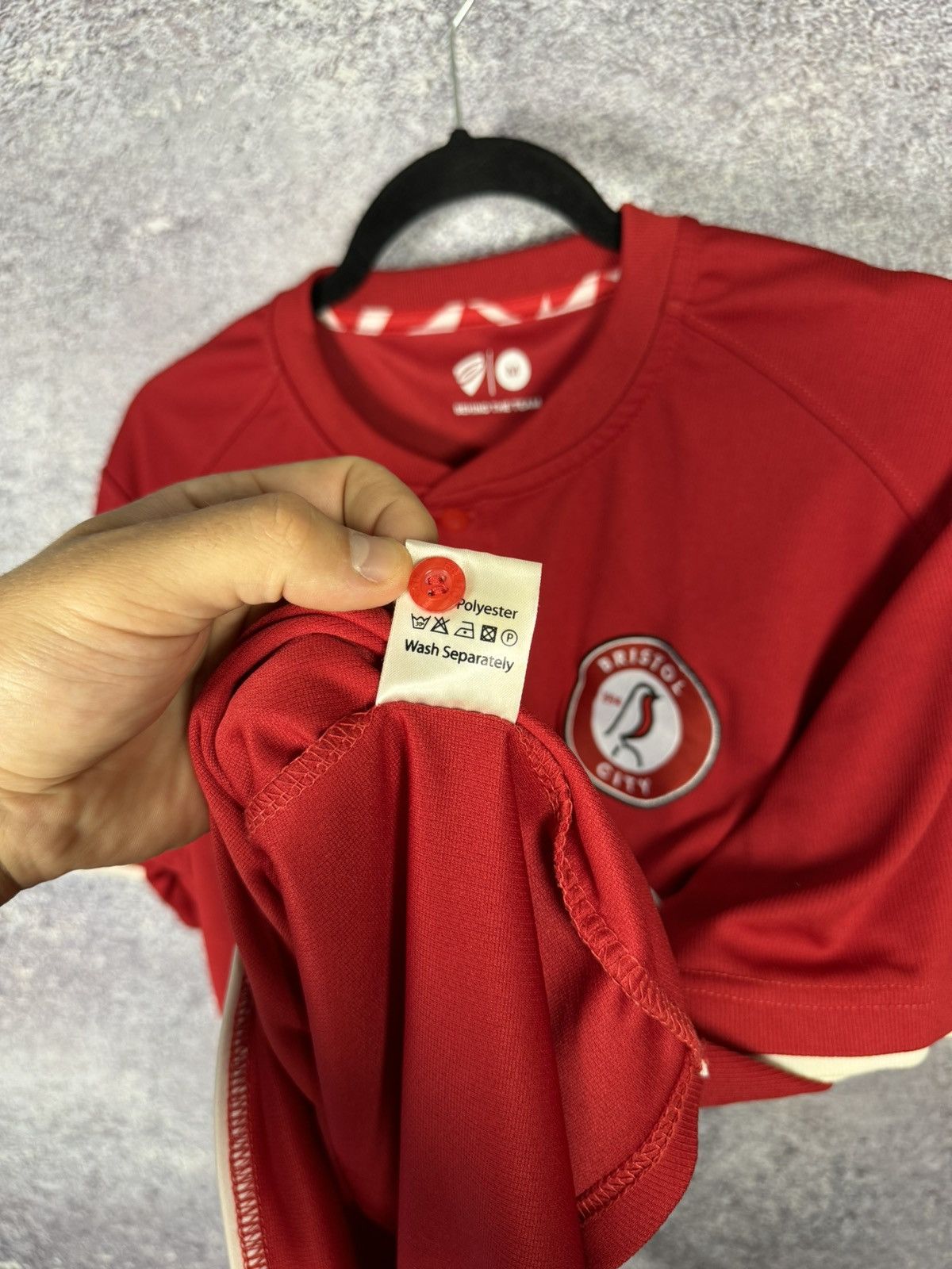 Vintage Bristol City 2019/20 Bristol Sport Soccer Jersey Medium Size US M / EU 48-50 / 2 - 10 Thumbnail