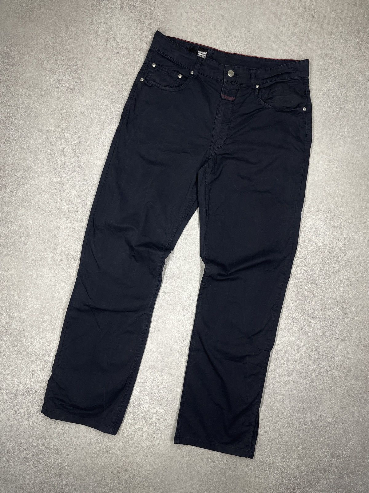 Marithe + Francois Girbaud Marithe Francois Girbaud Navy Chino Pants Trouser Size US 31 - 1 Thumbnail