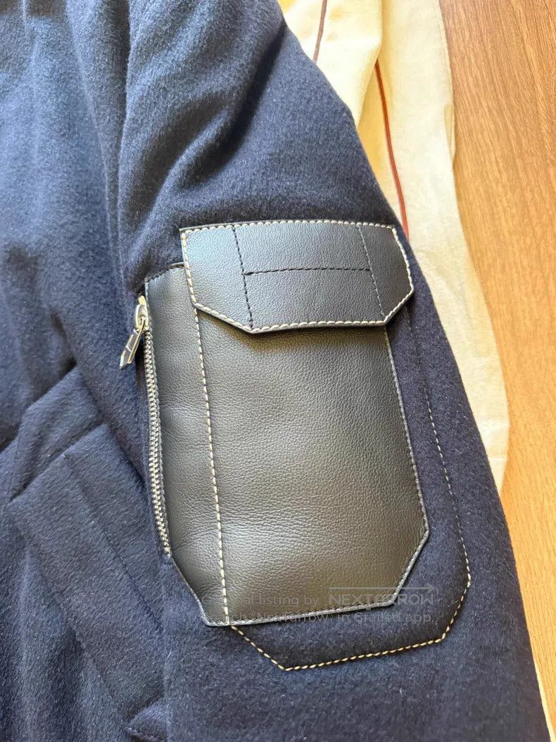 Hermes Hermes Knight Style Cashmere Patchwork Down Jacket Size US M / EU 48-50 / 2 - 4 Thumbnail
