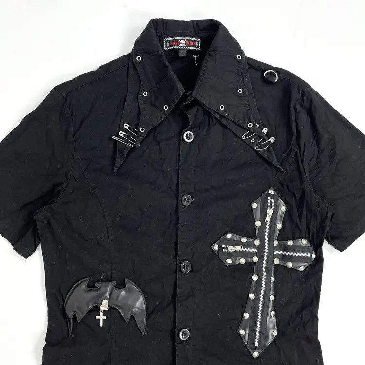 If Six Was Nine K Star Punk Studed Devils Ifsixwasnine Seditionaries Shirt Size US L / EU 52-54 / 3 - 2 Thumbnail