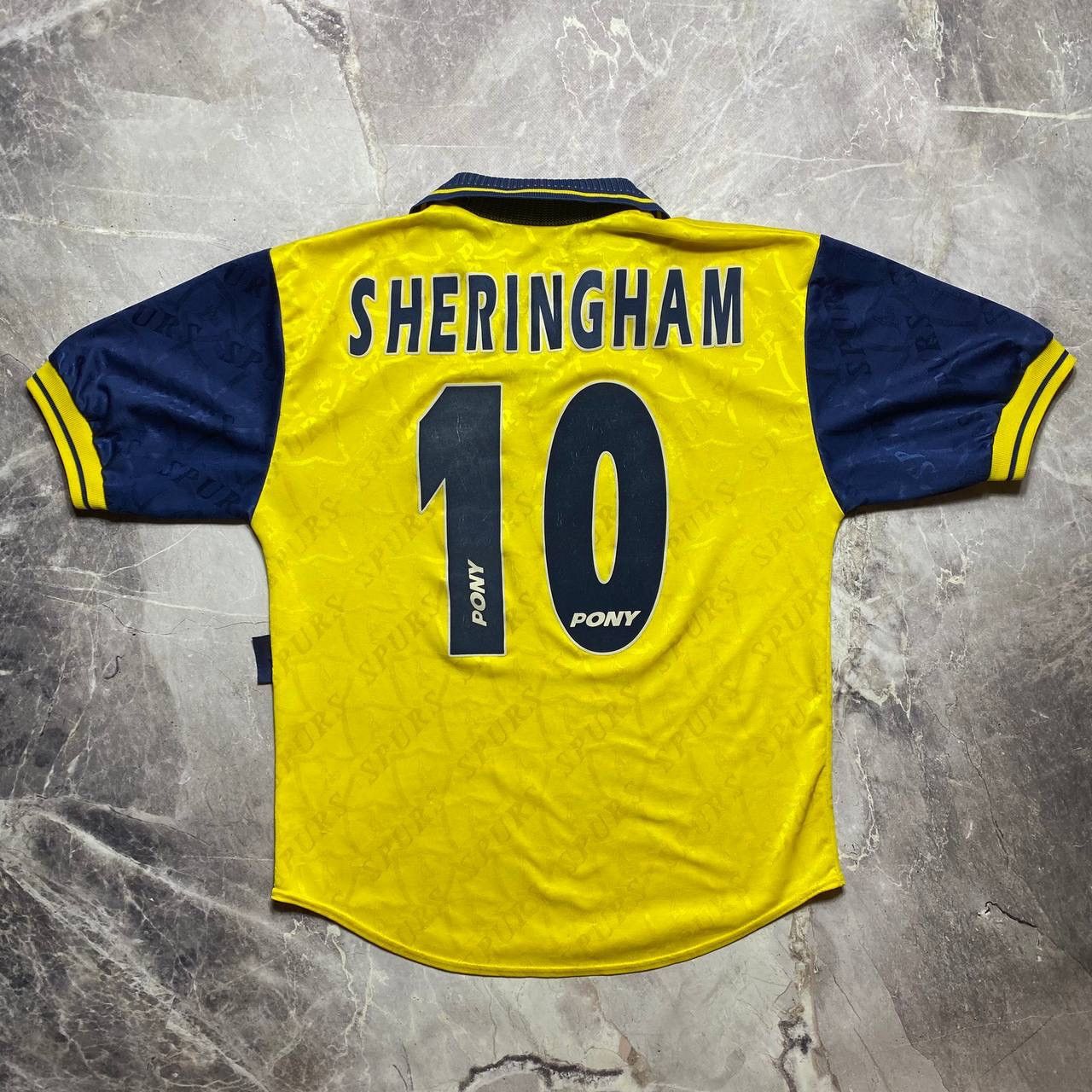 Sheringham 1995/1996 Tottenham Hotspur Home in Yellow, Men’s