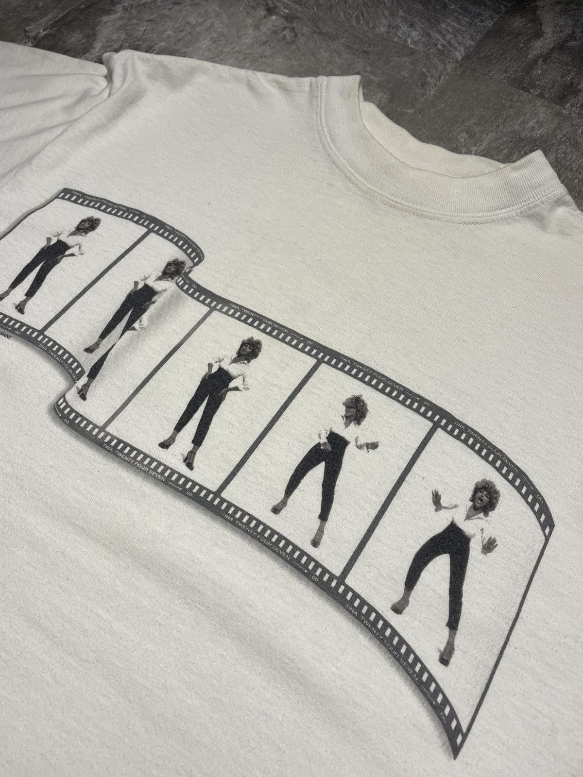 Band Tees Vintage Tina Turner 1999 Twenty Four Seven Tour T-Shirt Size US L / EU 52-54 / 3 - 6 Thumbnail