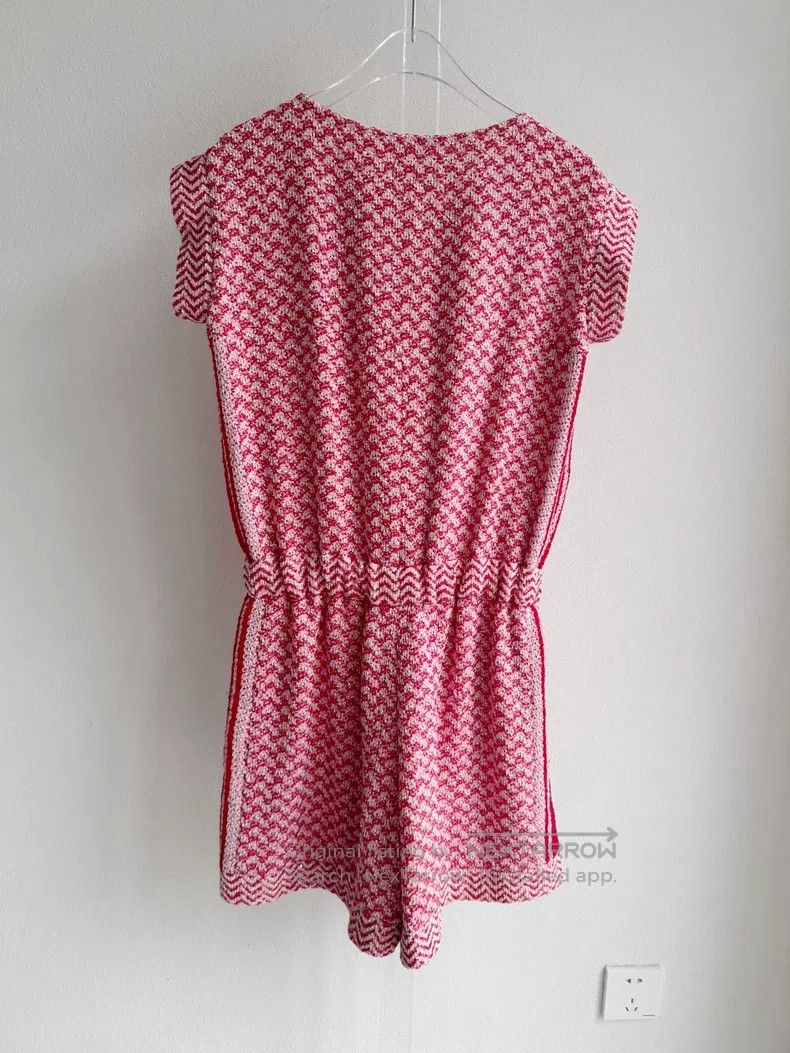 Chanel Chanel Red and white striped jumpsuit Size 24" / US 00 / IT 34 - 3 Thumbnail