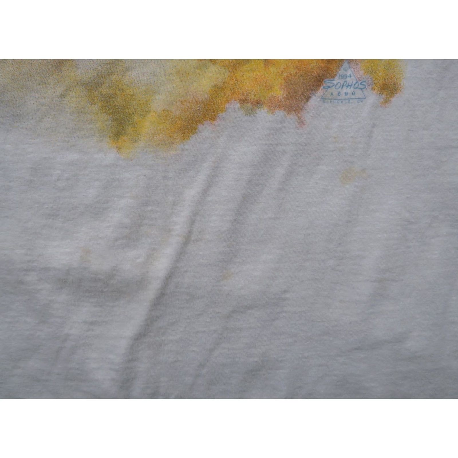 Gildan F-86 Sabre Fighter Shirt - Vintage Blue Cotton Knit - Retro Sports 1990s Size US L / EU 52-54 / 3 - 2 Thumbnail