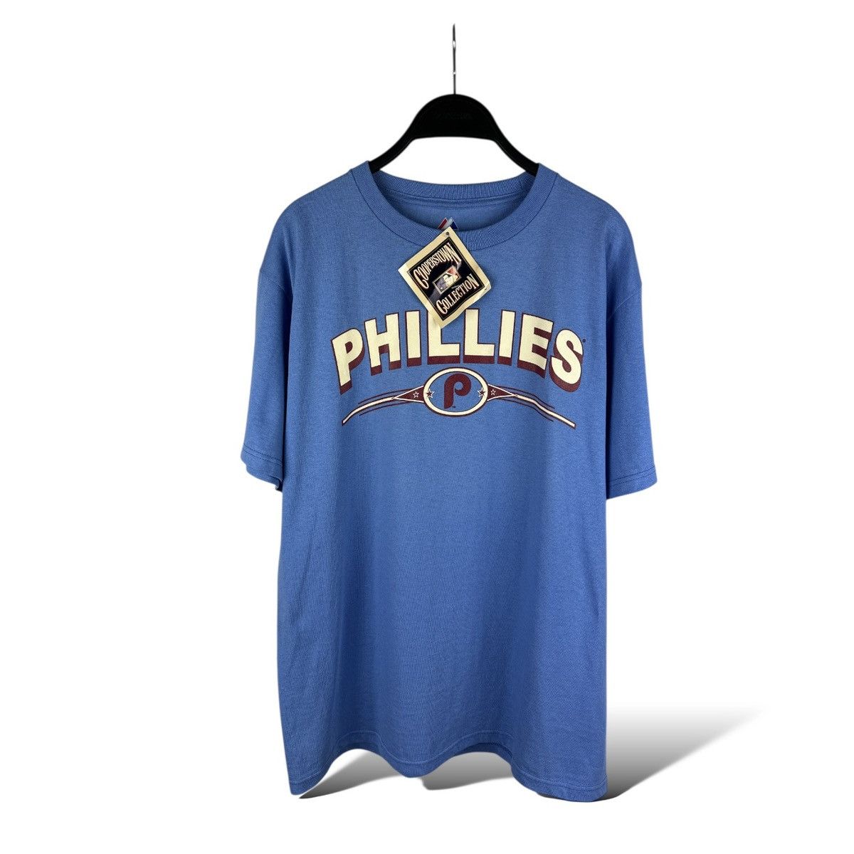 Majestic NWT🏷️ Philadelphia Phillies MLB Archive T-Shirt Cooperstown Size US M / EU 48-50 / 2 - 8 Thumbnail