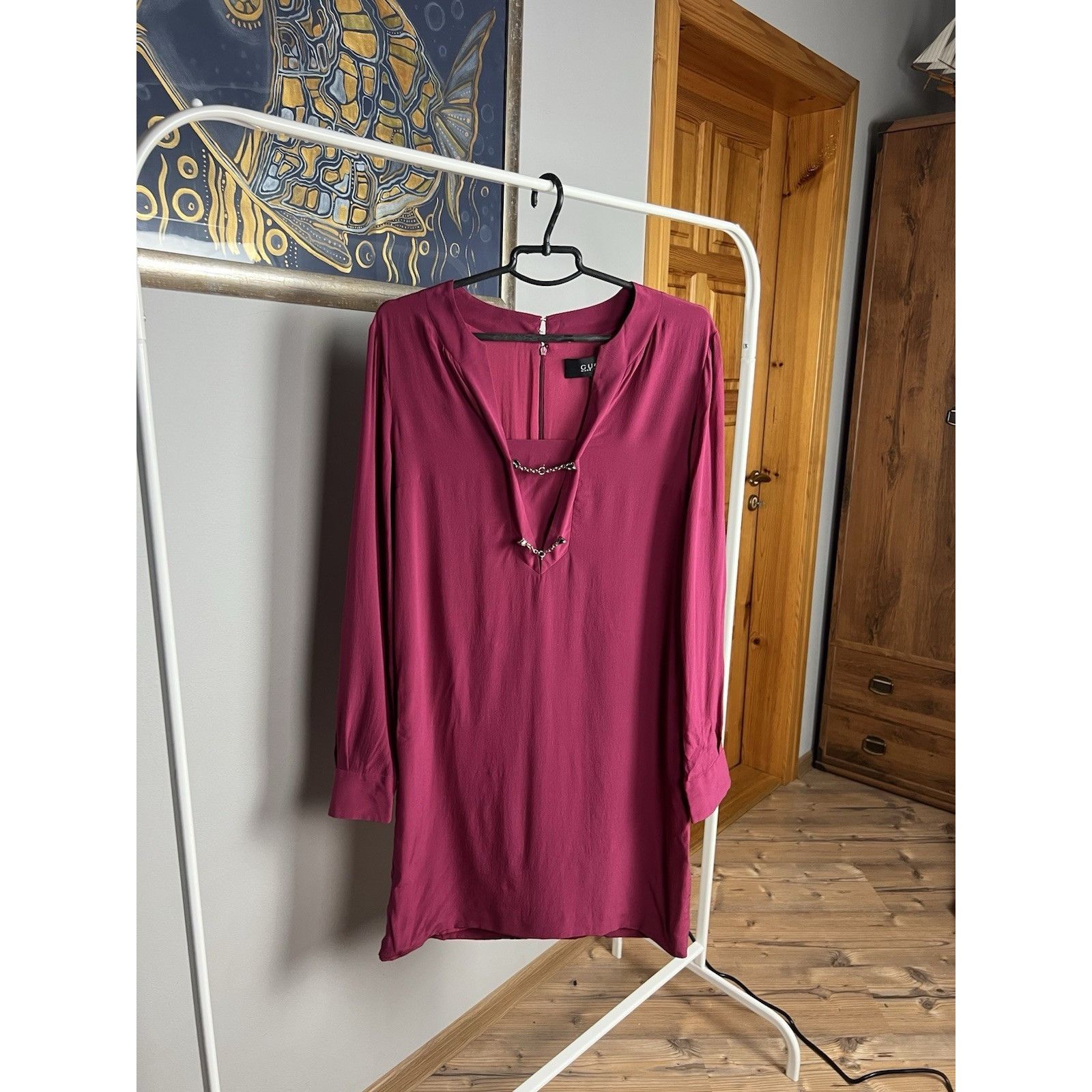 Gucci Gucci CREPE DE CHINE Silk Longsleeve Dress Size 44 Size M / US 6-8 / IT 42-44 - 3 Thumbnail