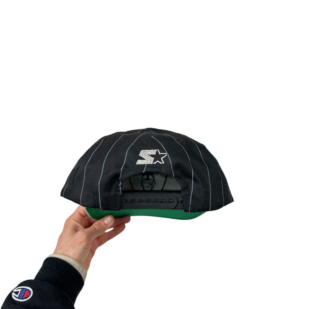 NFL × Starter × Vintage Vintage Starter Los Angeles Raiders Pinstripe Hat & Shorts Size US 30 / EU 46 - 10 Thumbnail