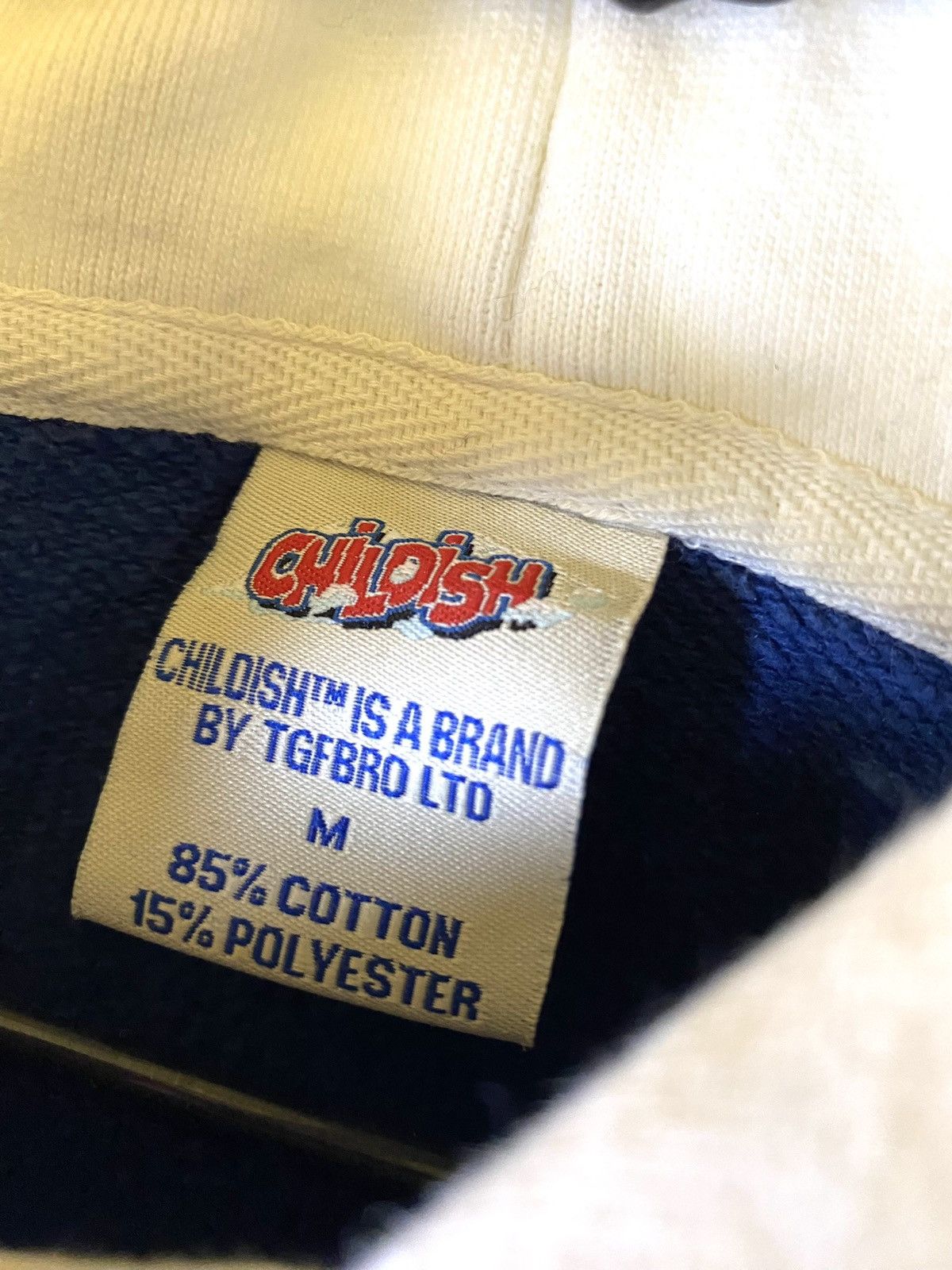CHILDS Vintage Childish Theme Park Big Logo Blue Hoodie Size US M / EU 48-50 / 2 - 5 Thumbnail