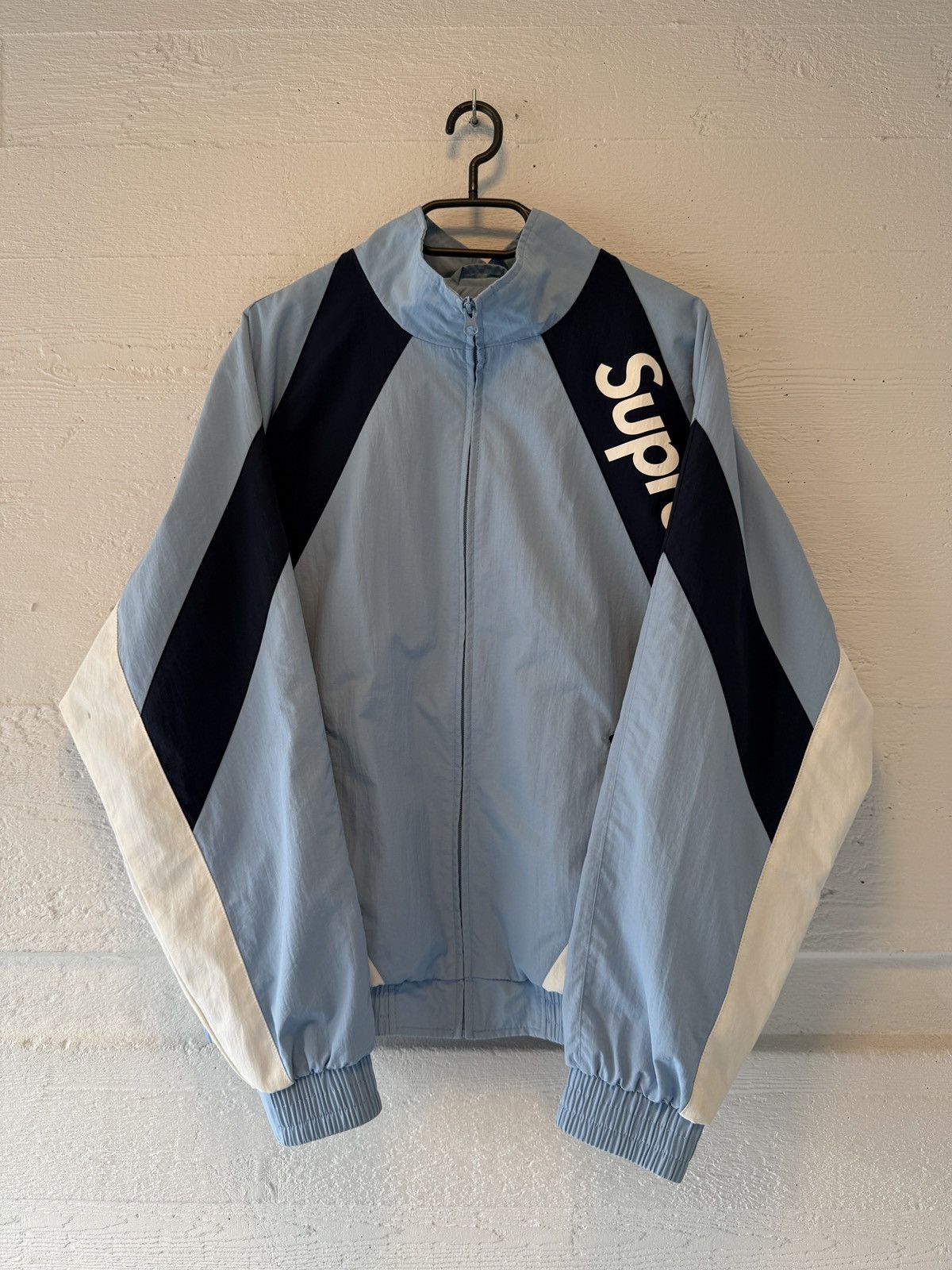 Supreme Supreme Paneled Track Jacket Light Blue Size Medium Size US M / EU 48-50 / 2 - 15 Thumbnail