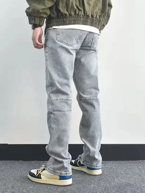 Designer × Japanese Brand × Vintage skate distressed faded flared jeans Size US 32 / EU 48 - 3 Thumbnail