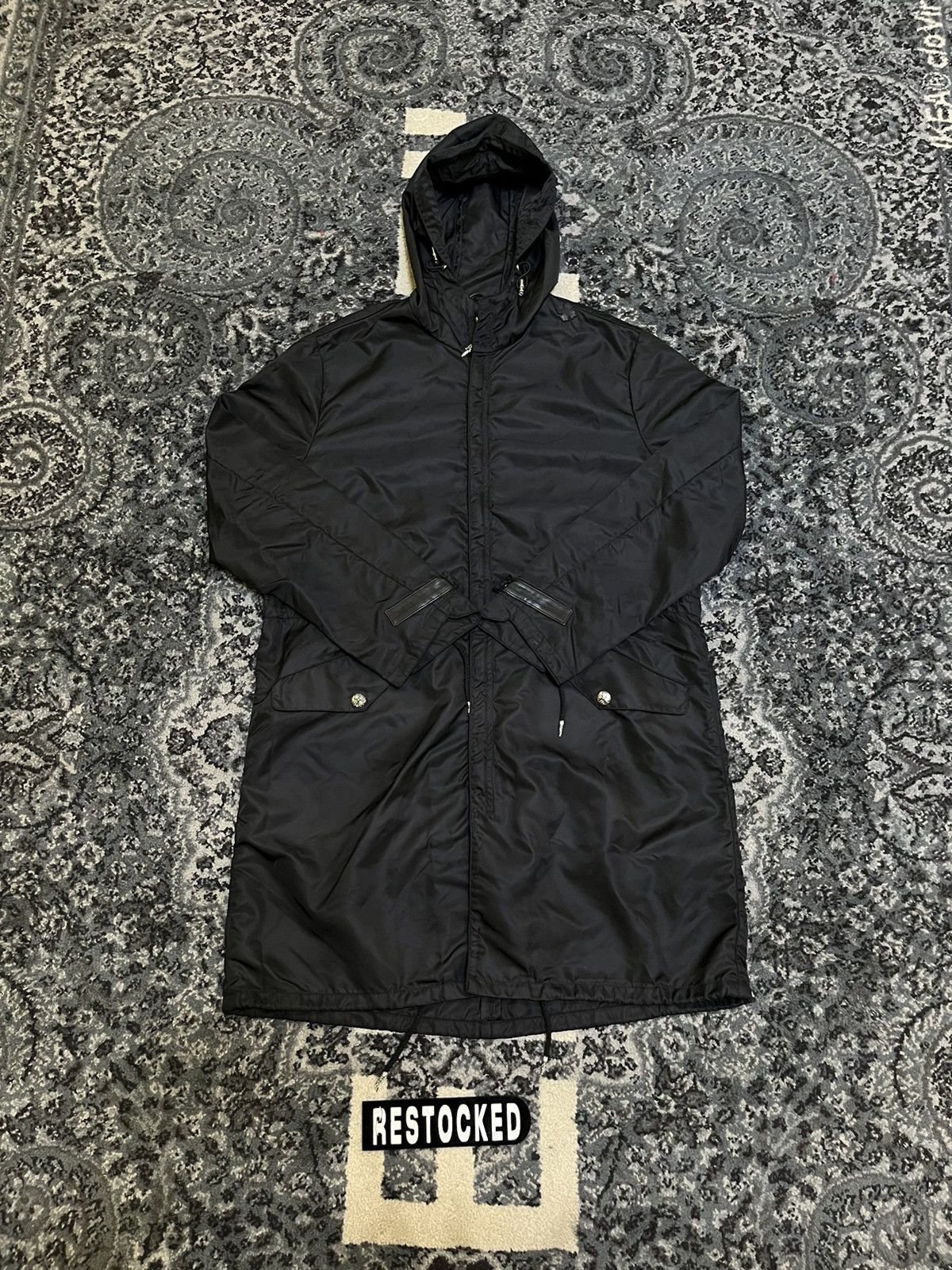 Chrome Hearts NEW CHROME HEARTS FLOODED LEATHER PATCH PARKA Size US S / EU 44-46 / 1 - 2 Thumbnail