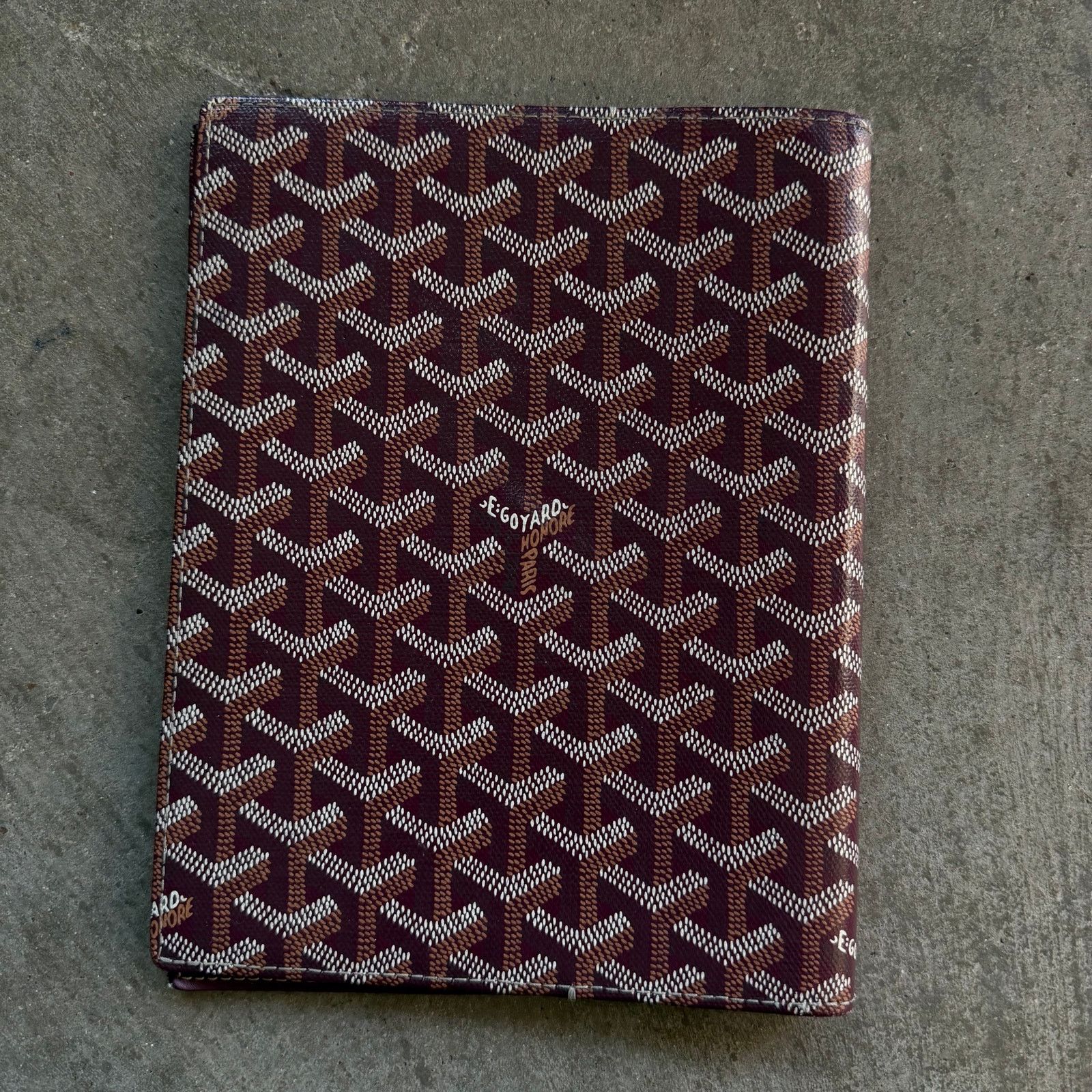 Goyard Goyard Goyardine Grenelle Journal Cover Red Size ONE SIZE - 3 Thumbnail