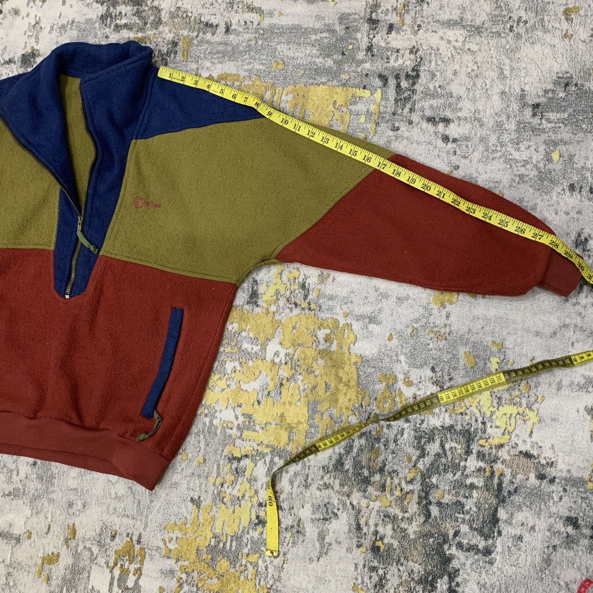 Patagonia VINTAGE 90s CARIBEE AUSTRALIA COLOUR BLOCK FLEECE JACKET Size US M / EU 48-50 / 2 - 6 Thumbnail