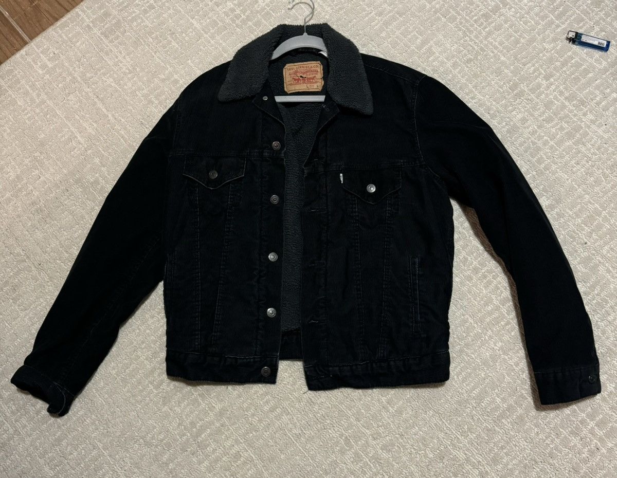 Black Levi bomber jacket